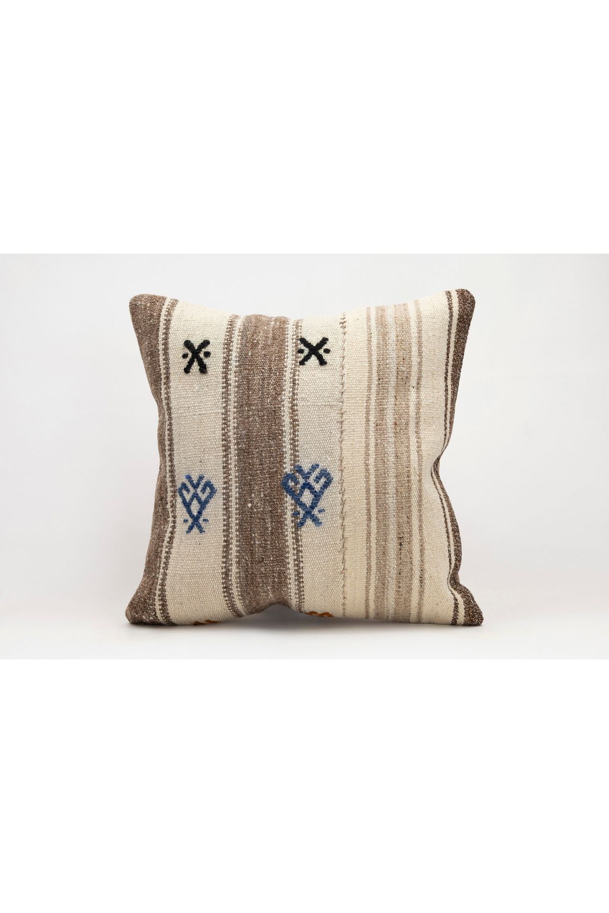 Kilim Whole Sale El Yapımı Kilim'den Yapılmış Yastık Kırlent Kılıfı, 50x50 cm