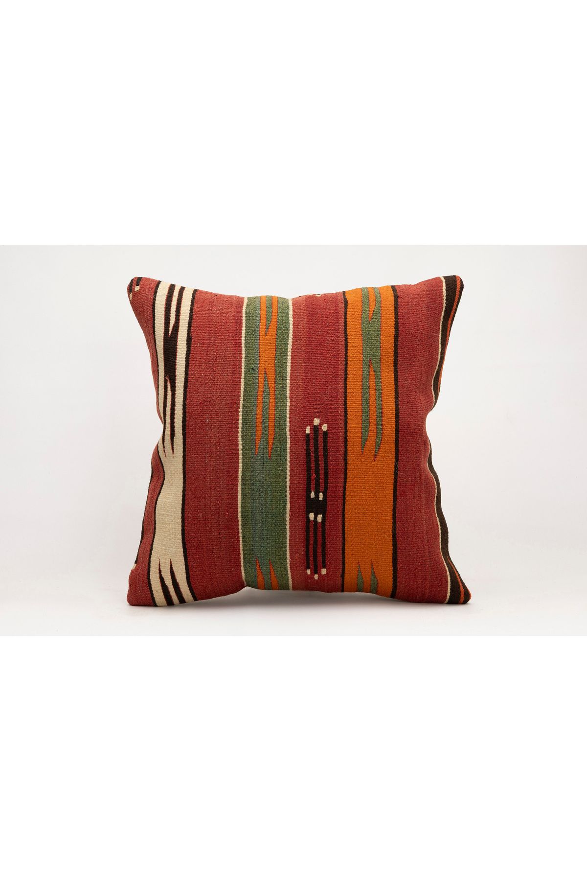 Kilim Whole Sale El Yapımı Kilim'den Yapılmış Yastık Kırlent Kılıfı, 50x50 cm