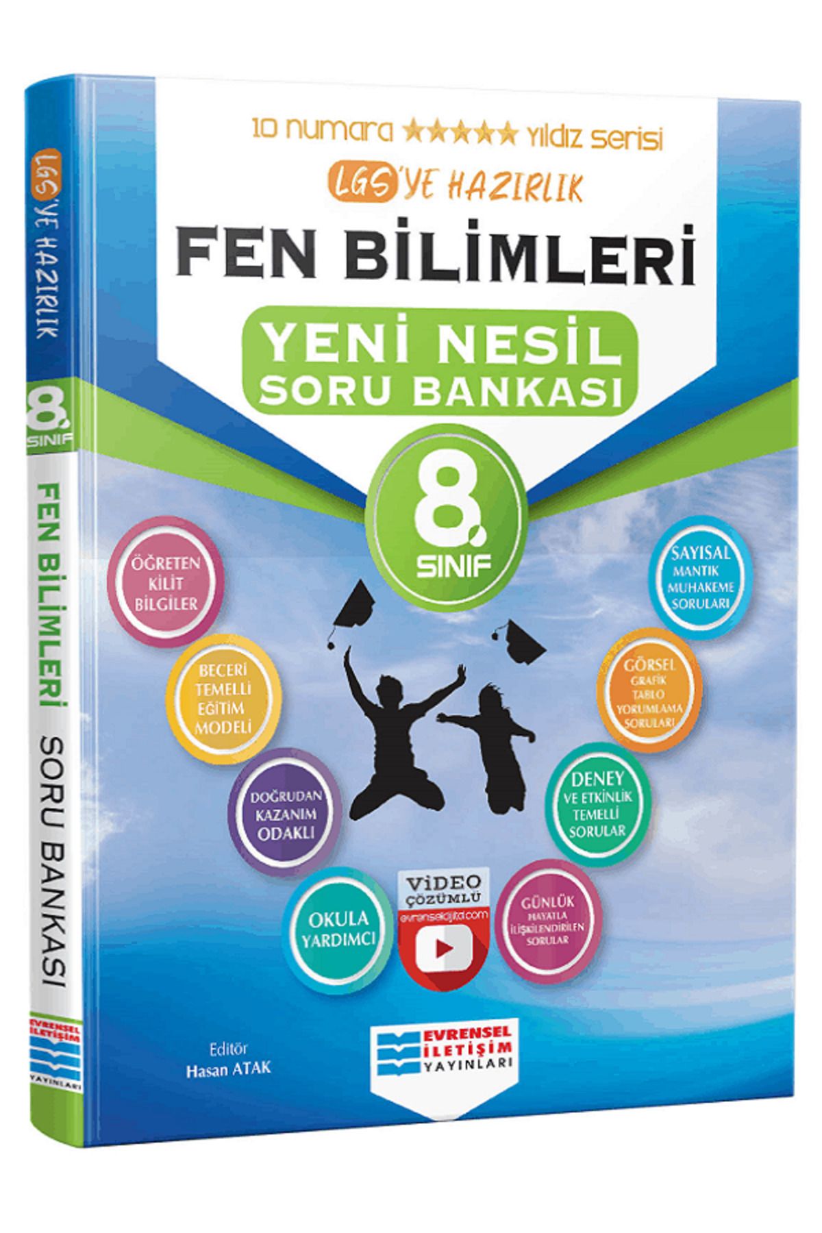 Evrensel İletişim Yayınları 8.Sınıf Evrensel İletişim Fen Bilimleri Soru Bankası / Öğreten Kilit Bilgiler - Video Çözümlü