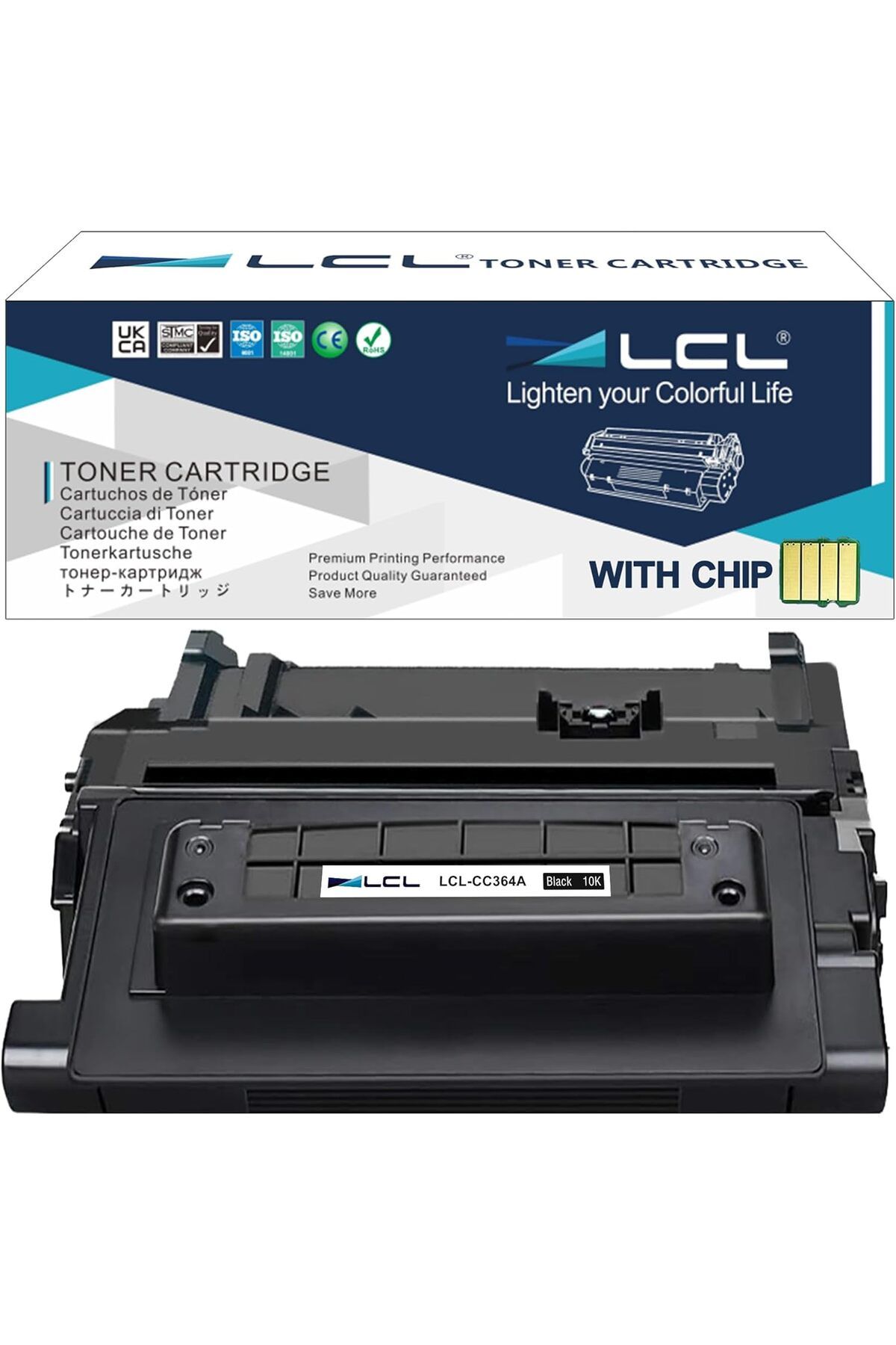 HP 64A CC364A P4014N P4014DN P4015N P4015TN P4015DN P4015X P4515N P4515TN P4515X (1-Pack Black)