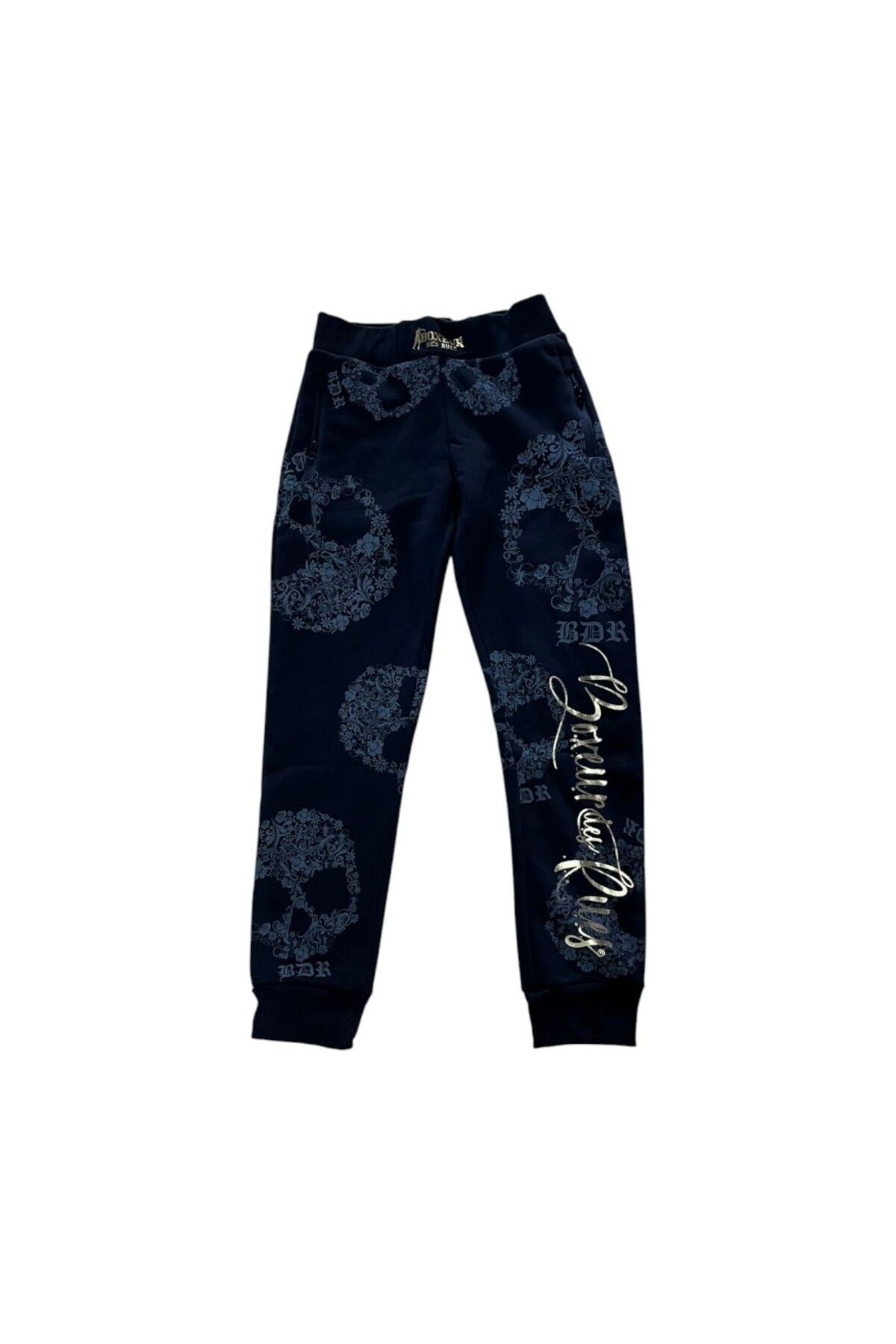 Boxeur Des Rues Embroidered Sweatpants Black-Gold