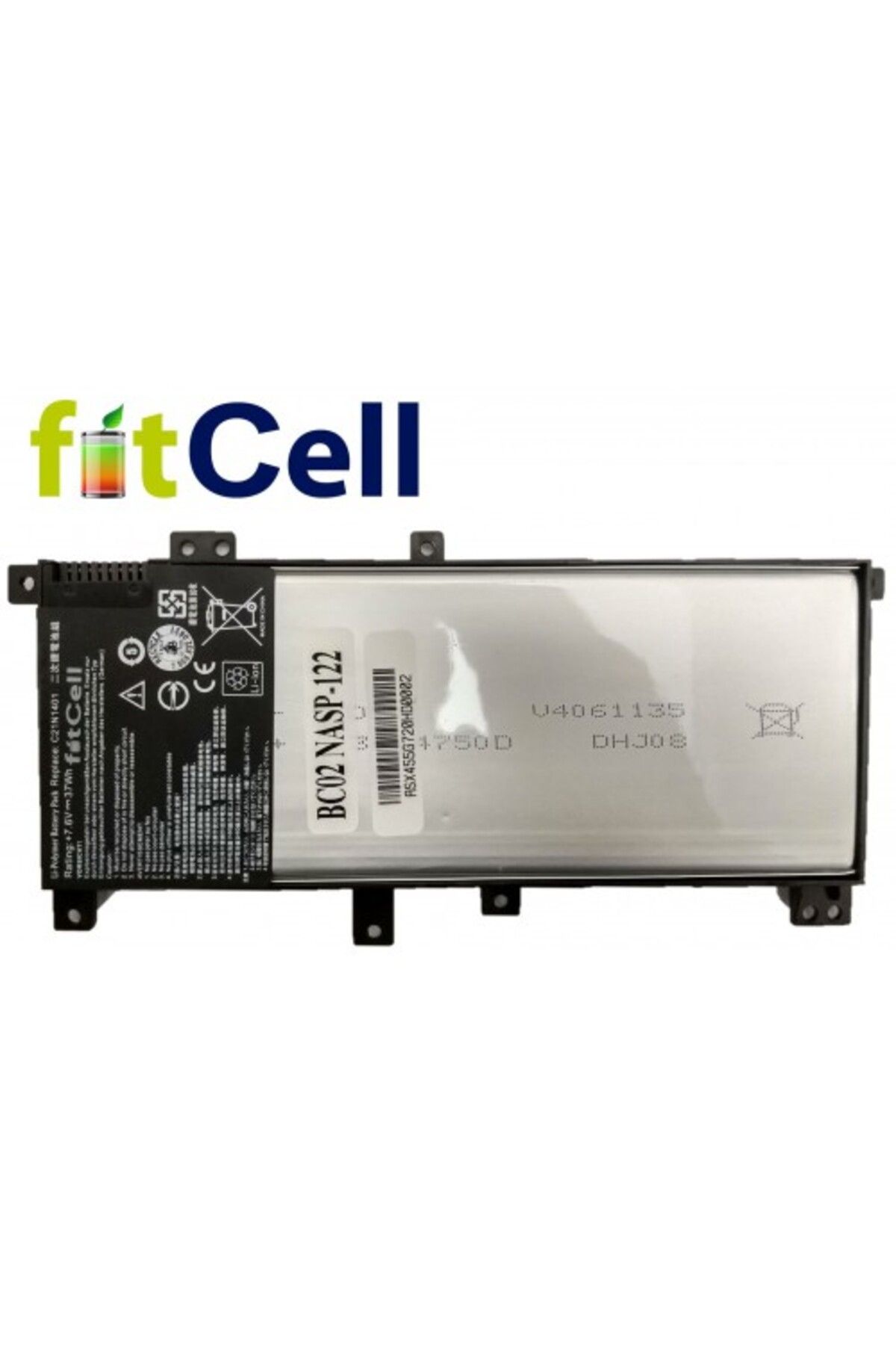 FITCELL Asus 0B200-01320600 0B200-01040300 uyumlu Notebook Batarya - Pil