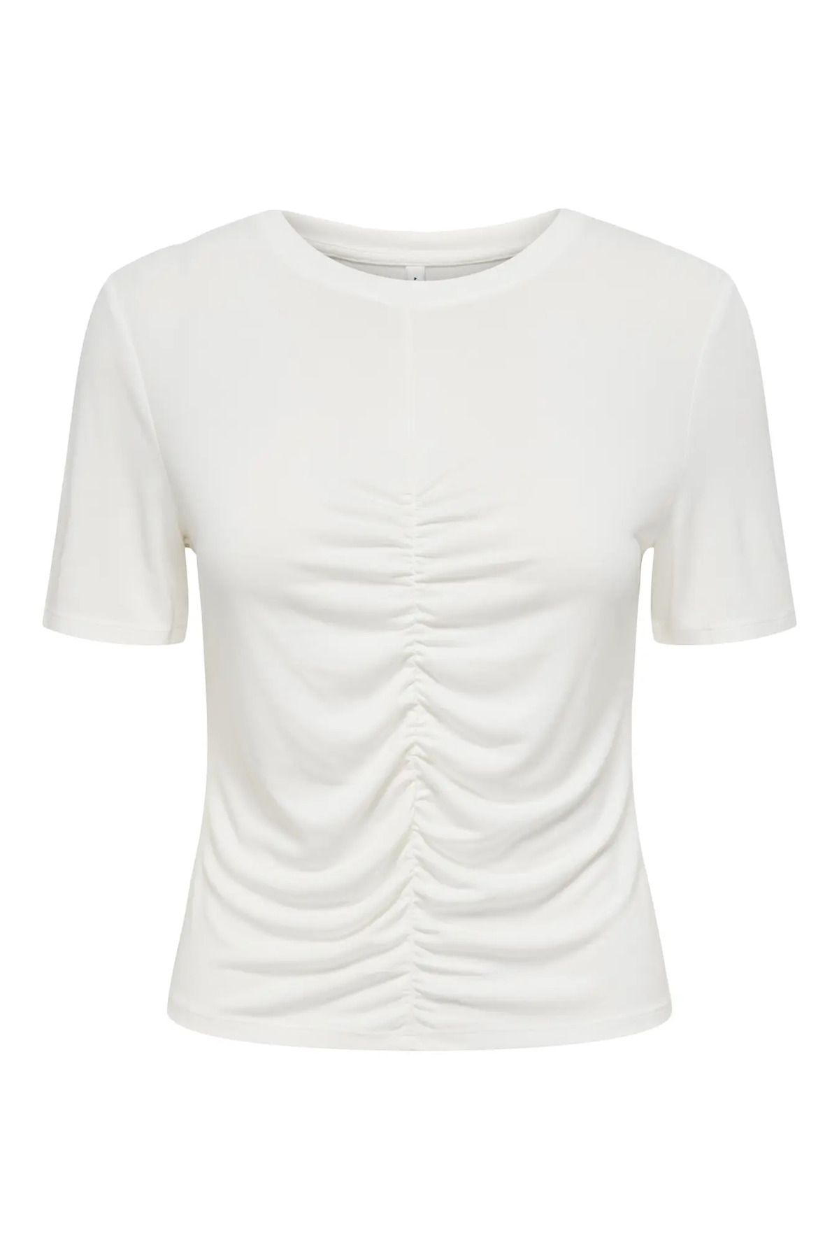 ONLY ONLFREE LIFE S/S O-NECK GATHERNG TOP JRS