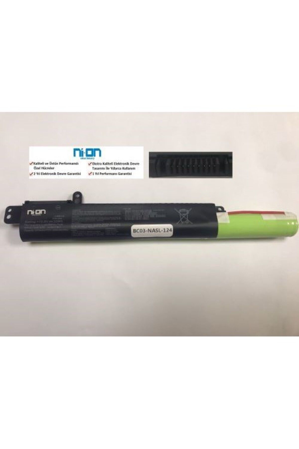 NION Asus A31N1719 A3IN1719 uyumlu Notebook Batarya - Pil