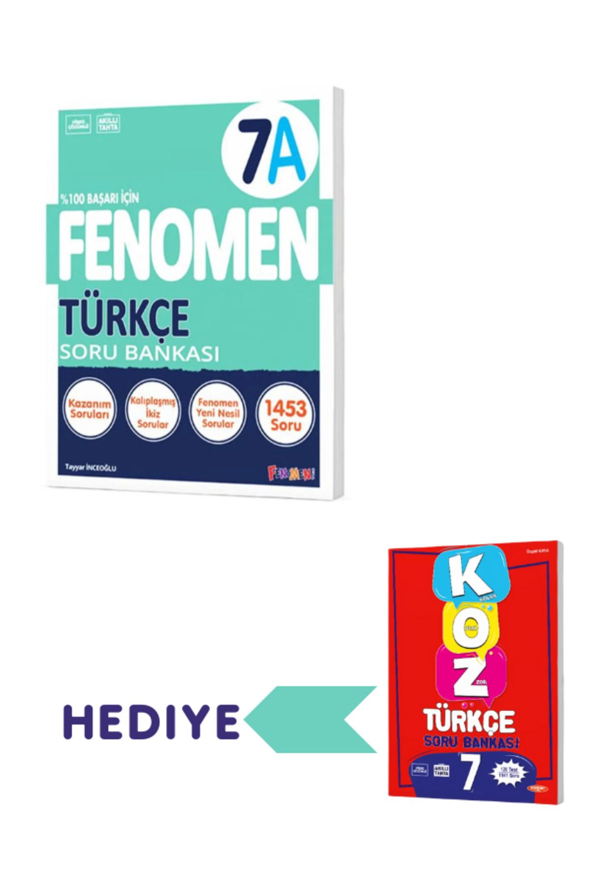 Fenomen Yayıncılık fenoman yayınları 7.SINIF TÜRKÇE (A) SORU BANKASI