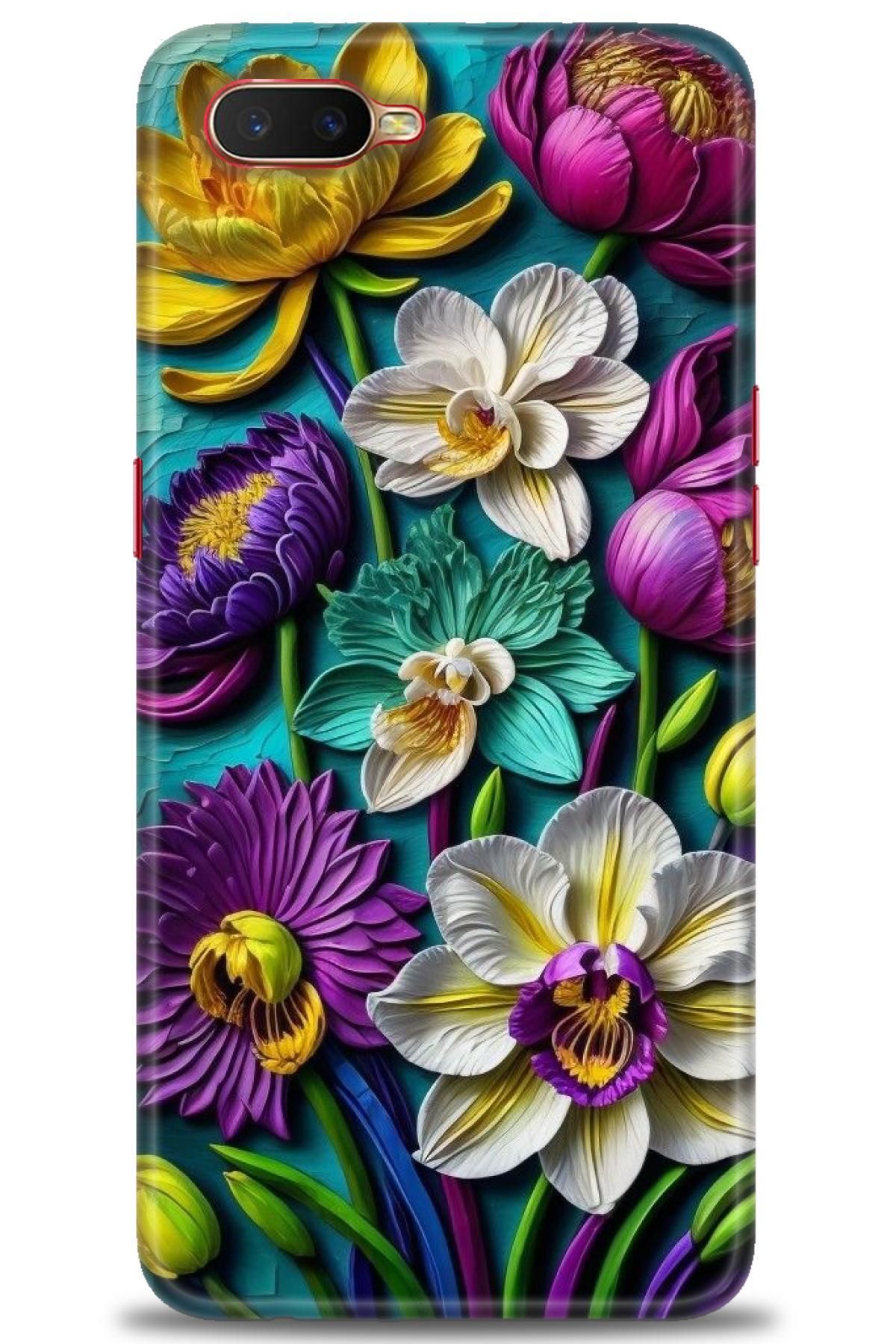 OPPO RX17 Neo İle Tam Uyumlu HD Baskılı Desenli Kılıf - Oppo - 354