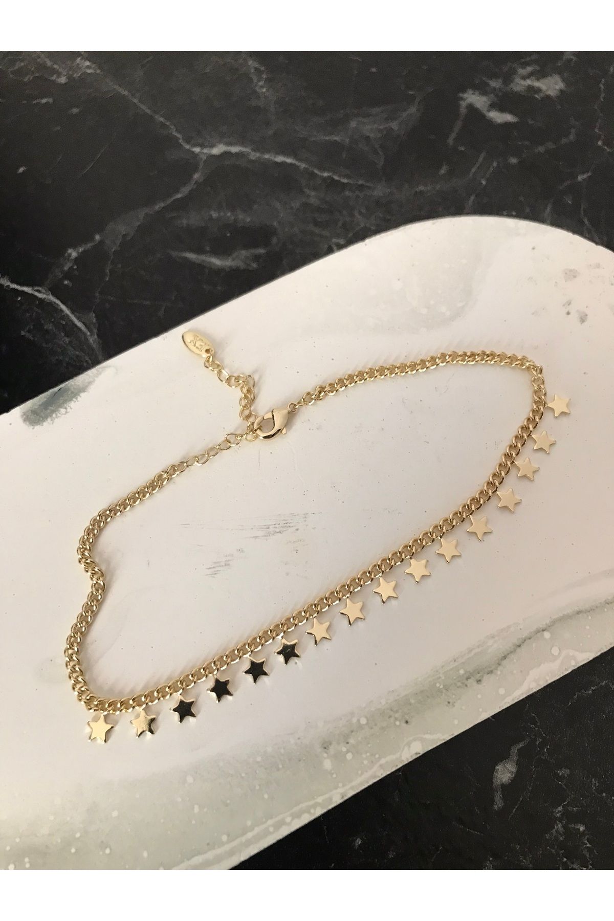 shop ÇELİK MİNİK YILDIZLI GOLD PARLAK HALHAL