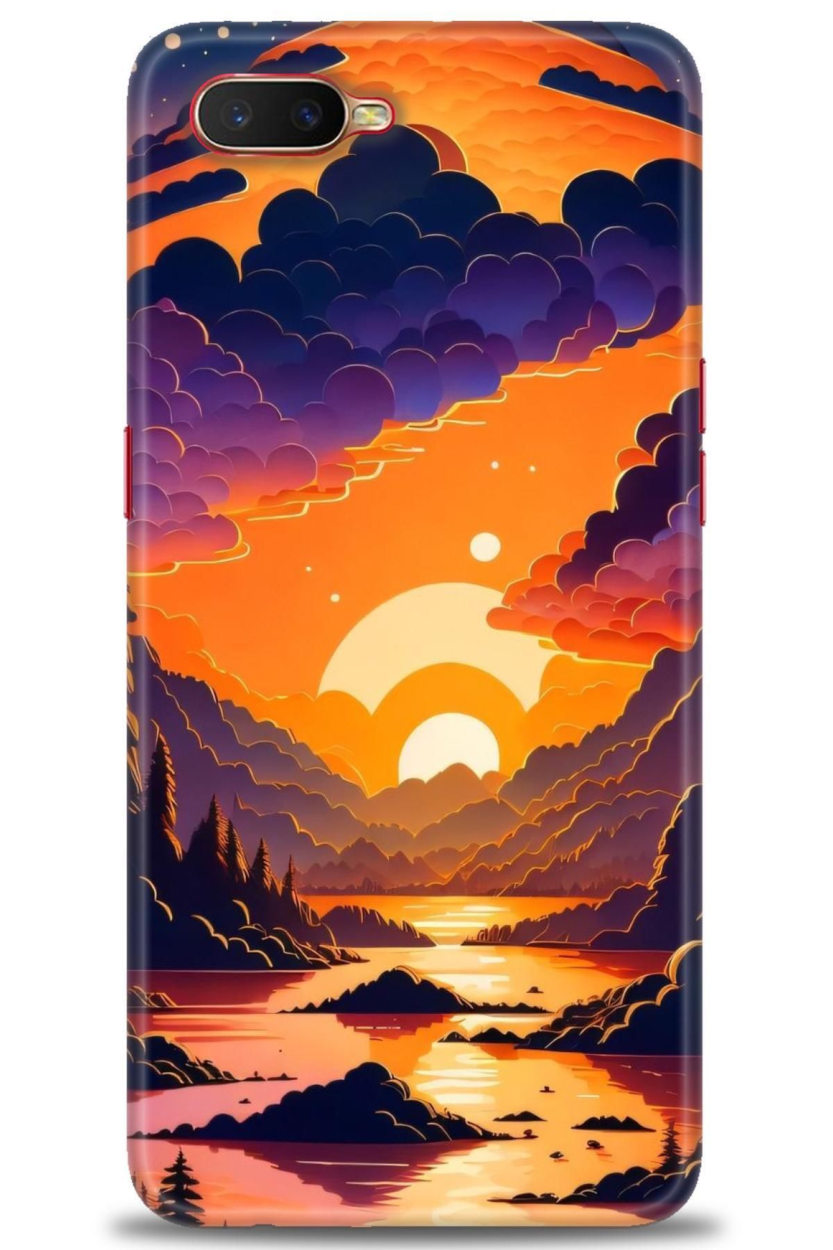 OPPO RX17 Neo İle Tam Uyumlu HD Baskılı Desenli Kılıf - Oppo - 323