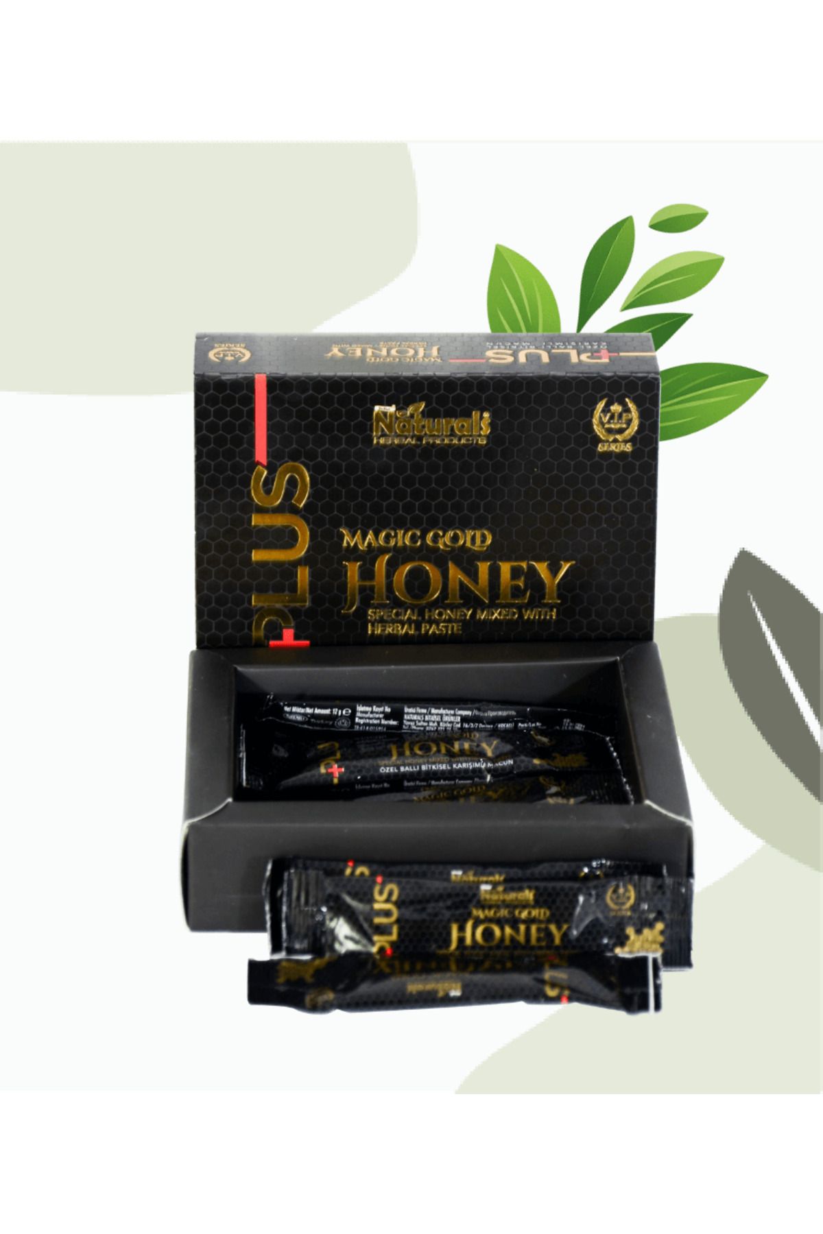 Aktiva Naturals Magic Gold Honey Plus Özel Ballı Bitkisel Karışımlı Macun 12x12gr.