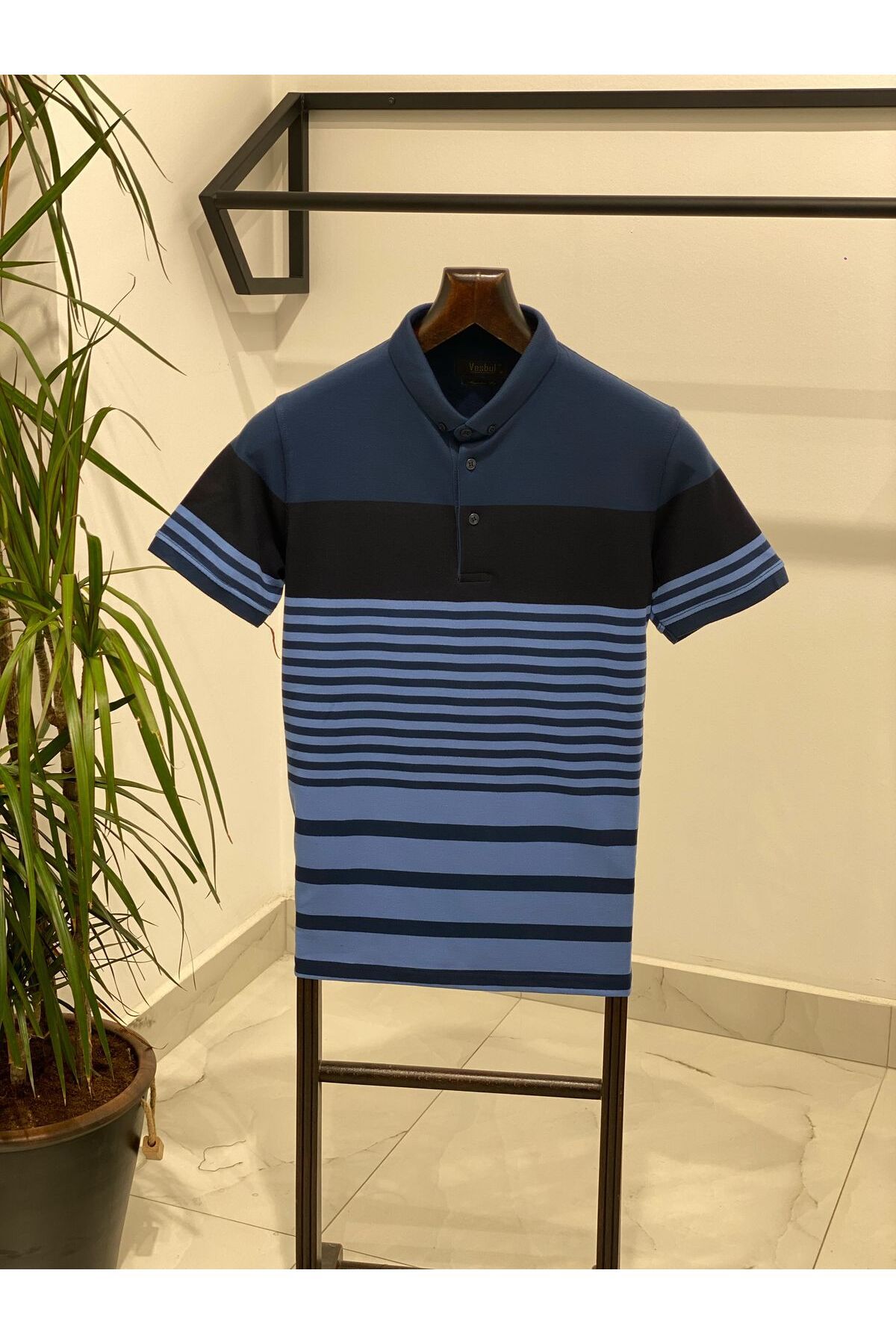 Vesbul ÇİZGİLİ POLO YAKA TSHİRT 2211