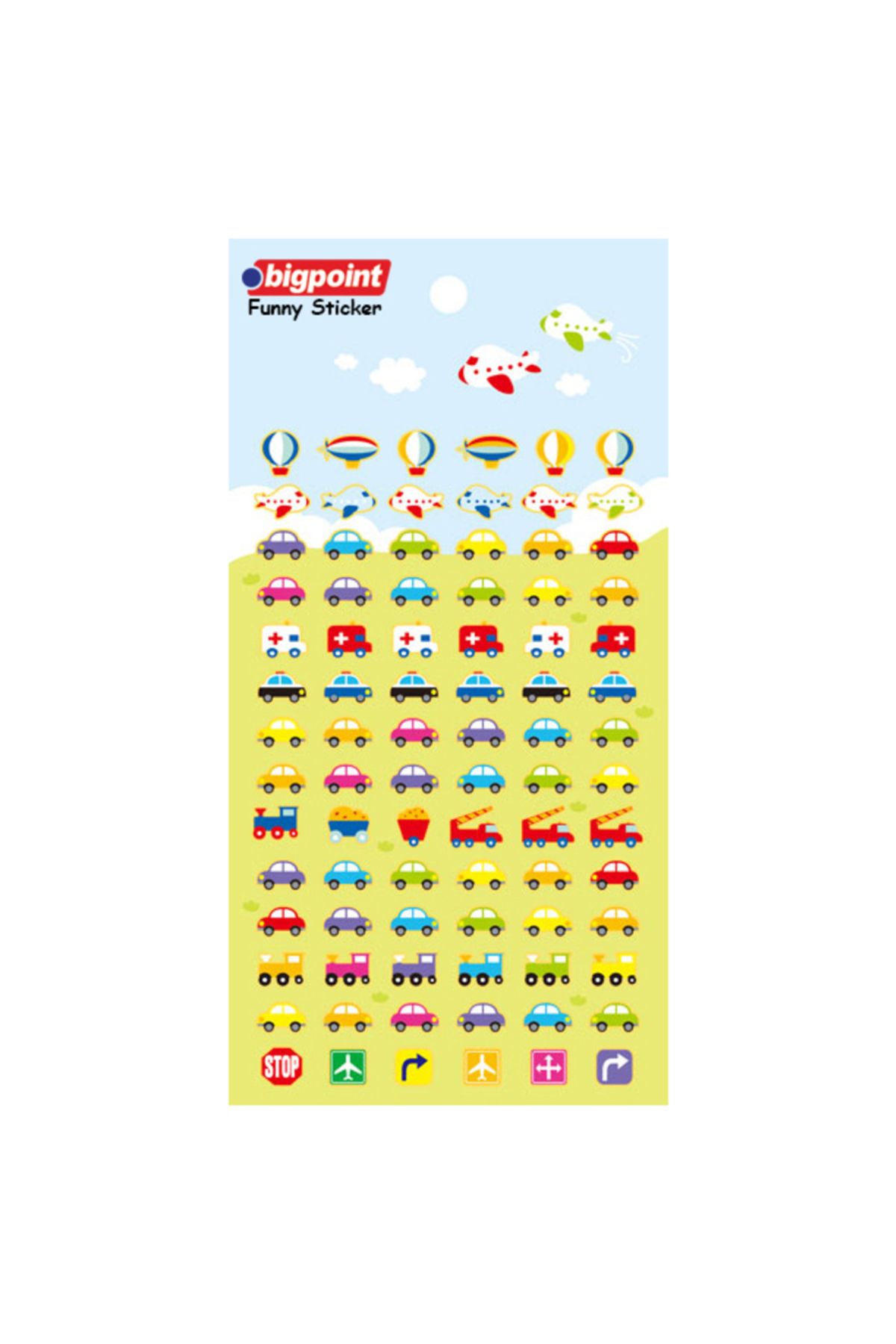 Bigpoint Sticker Araçlar 15'li Paket