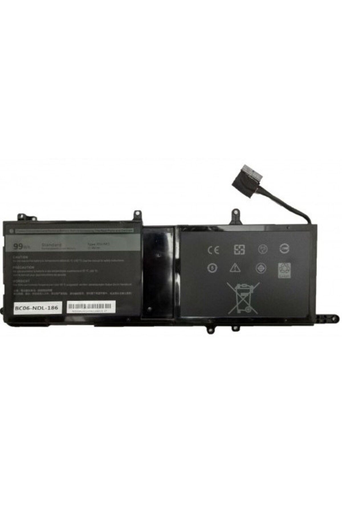 NION Dell Alienware 17 R4 uyumlu Notebook Batarya - Pil