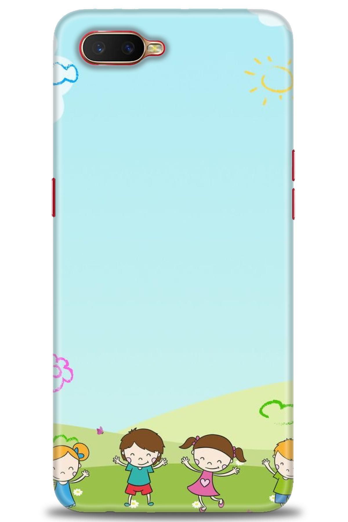 OPPO RX17 Neo İle Tam Uyumlu HD Baskılı Desenli Kılıf - Oppo - 594