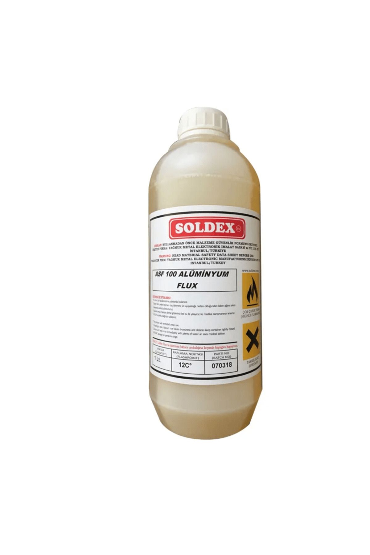 NEZADE STORE Asf-100 Alüminyum Flux Lehim Suyu - 1 Litre - Lisinya