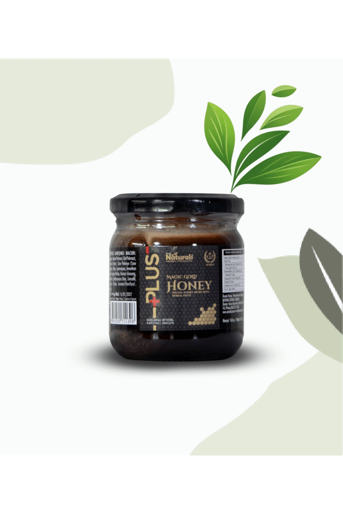 Aktiva Naturals Magic Gold Honey Plus Özel Ballı Bitkisel Karışımlı Macun 240GR.