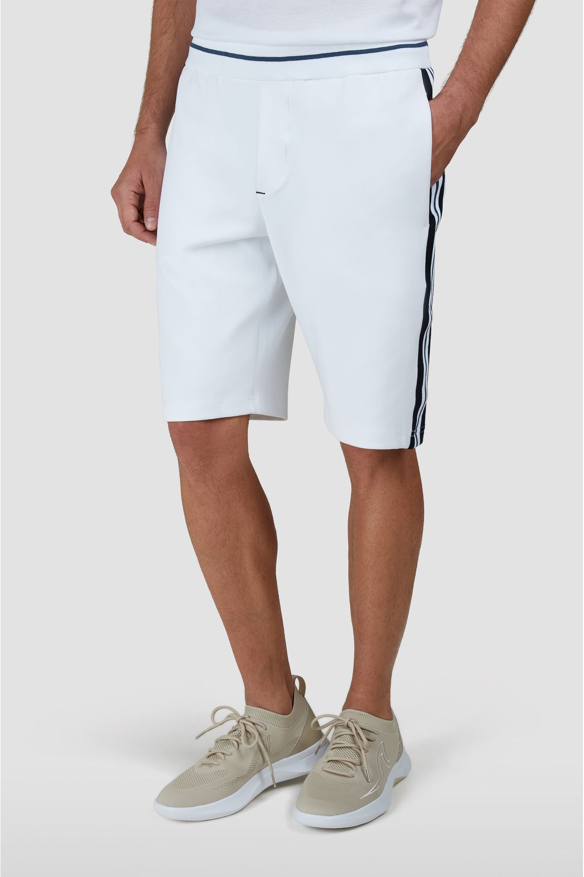 PAUL&SHARK COTTON NYLON BERMUDA SHORTS