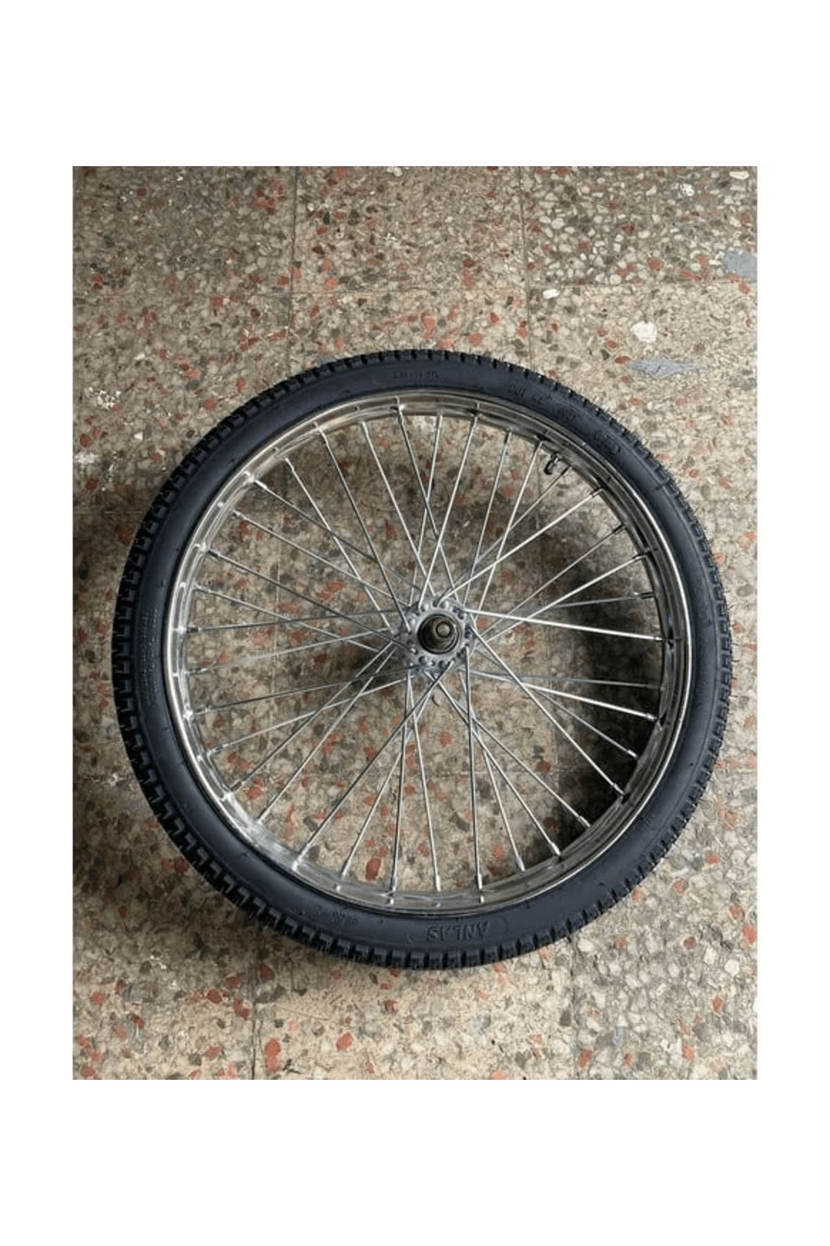 NEZADE STORE Seyyar Tezgah Araba Tekerleği 65 Cm - Telli Jant (jant Boyu:50 Cm) - Lisinya