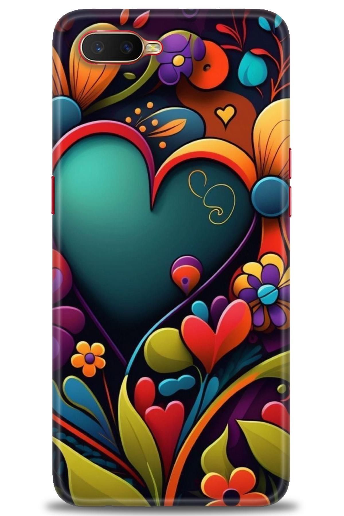 OPPO RX17 Neo İle Tam Uyumlu HD Baskılı Desenli Kılıf - Oppo - 534