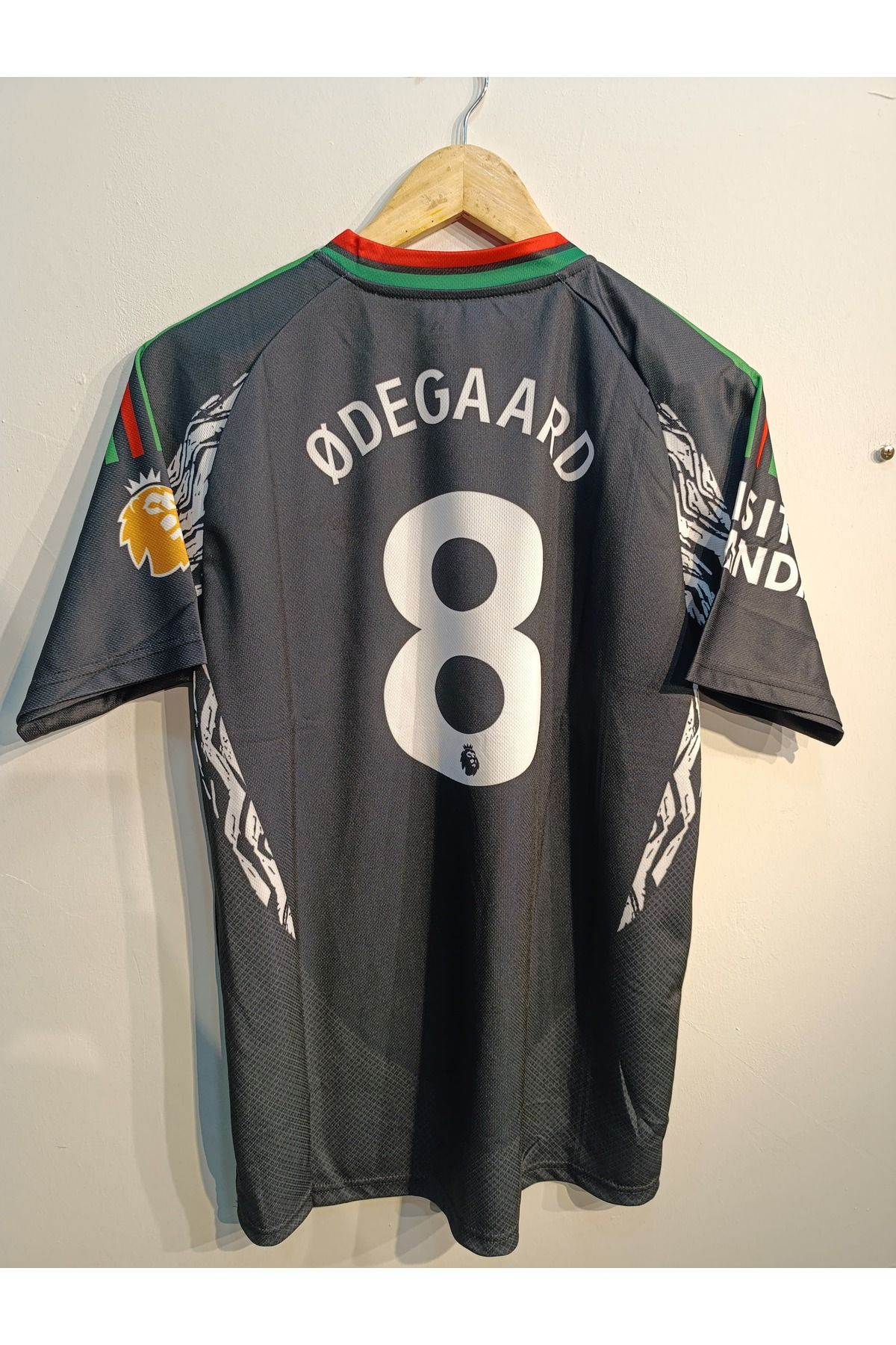 GALLUMA ARSENAL MARTİN ODEGARD 8 YENİ SEZON SİYAH YETİŞKİN FUTBOL FORMA
