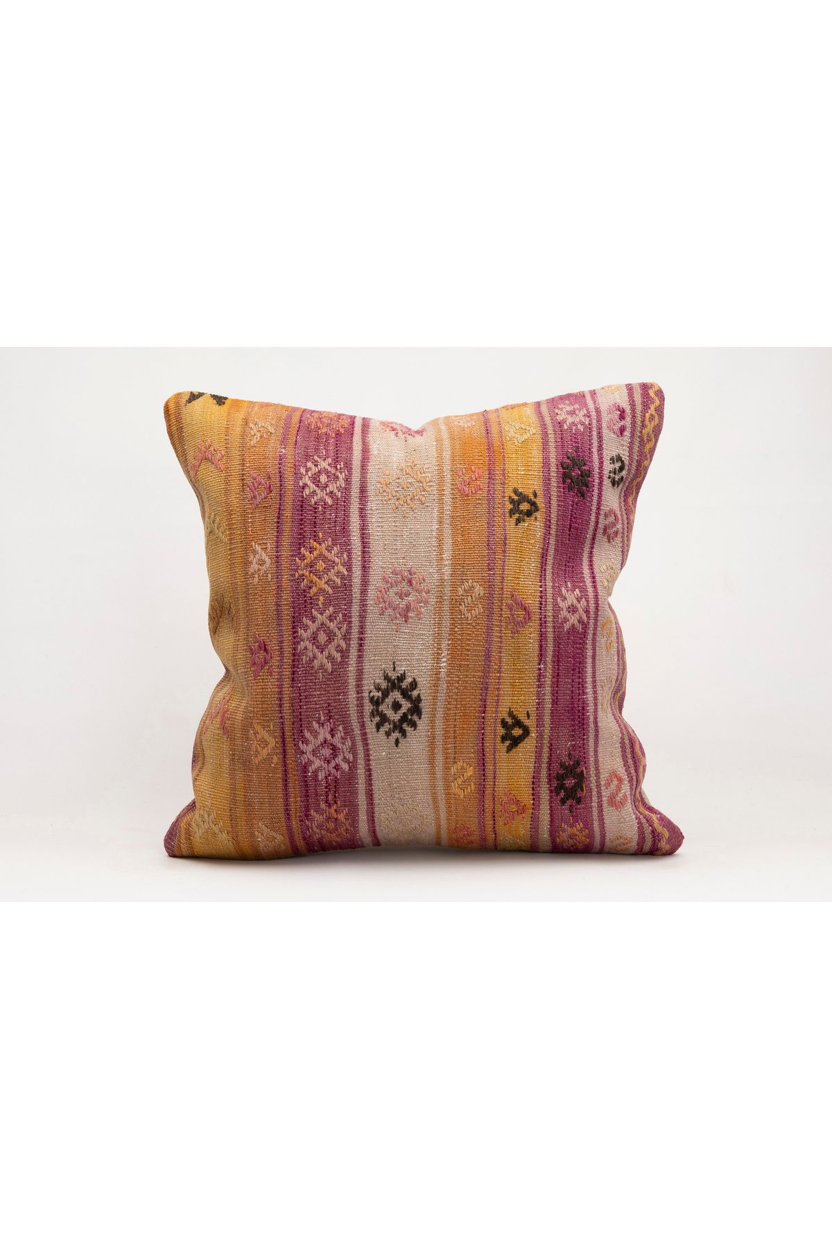Kilim Whole Sale El Yapımı Kilim'den Yapılmış Yastık Kırlent Kılıfı, 50x50 cm