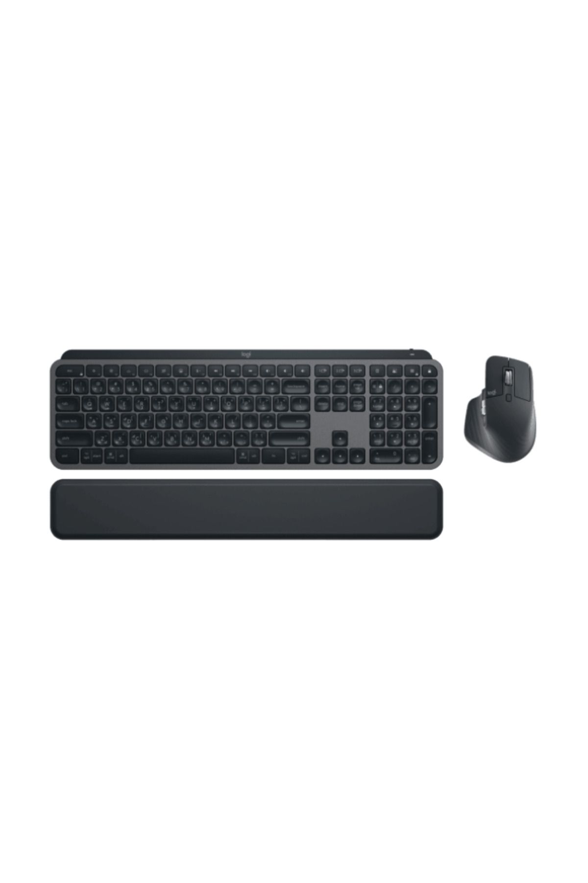 logitech-MX Keys Combo Gen 2 - Wireless Keyboard & Mouse, BT/Logi Bolt, Eng/Arabic, Graphite 1