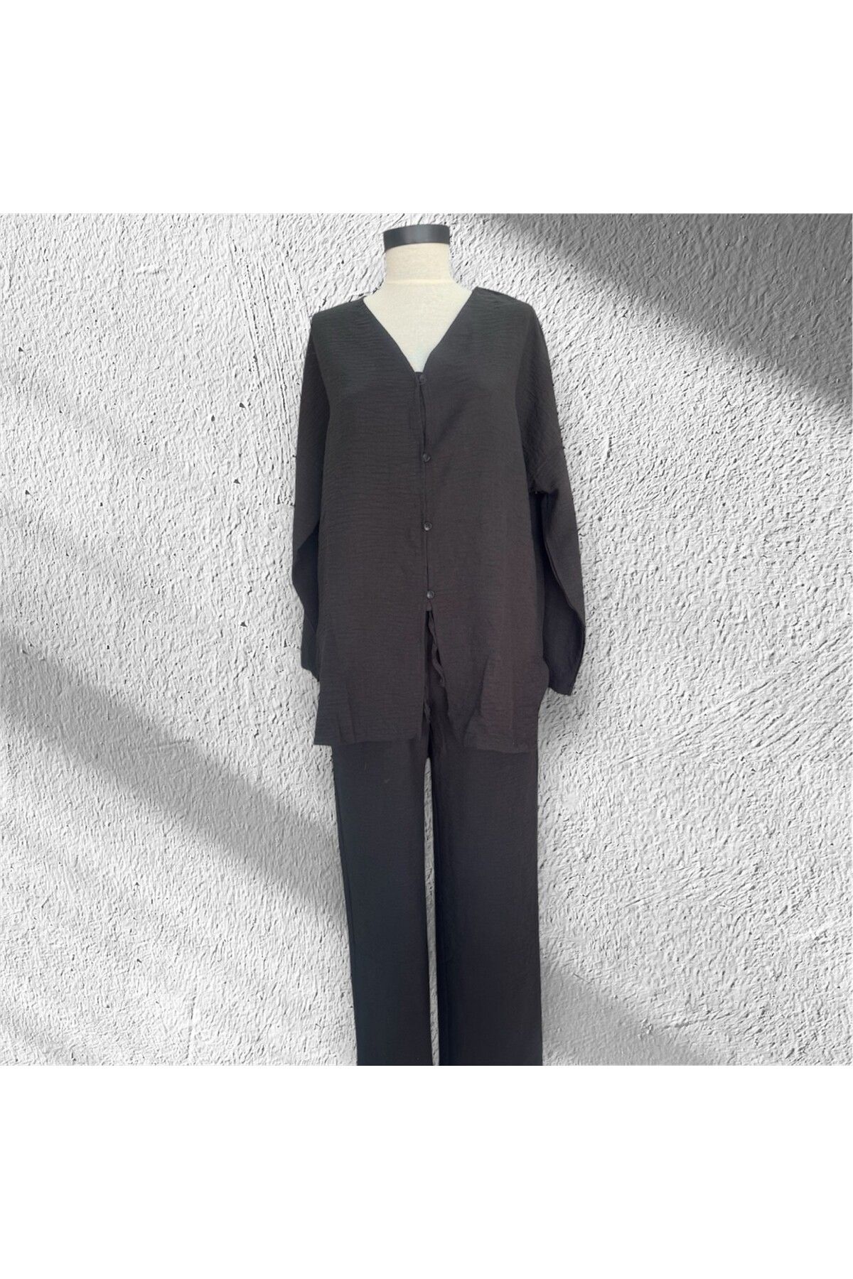 Elinmoda KETEN KİMONO TAKIM