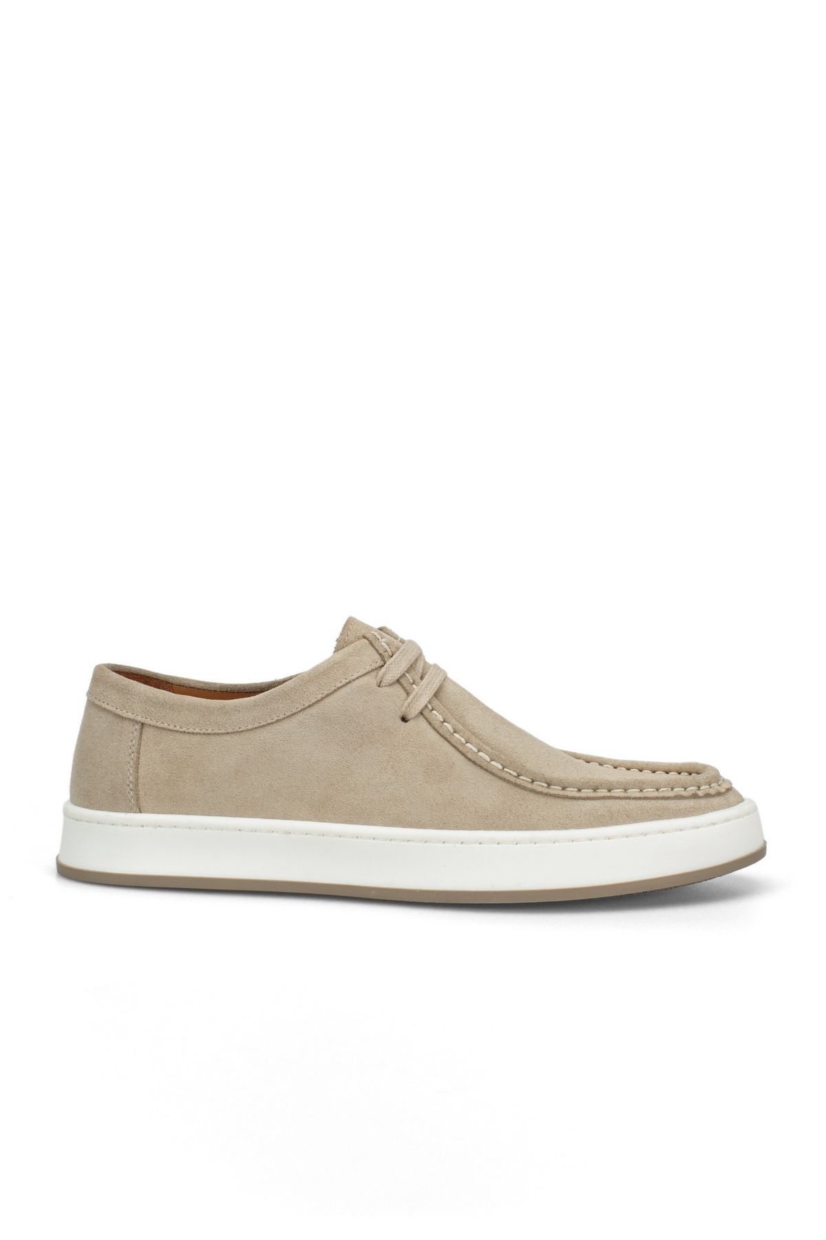 Alba Hakiki Yumuşak Deri Design Erkek Sneaker
