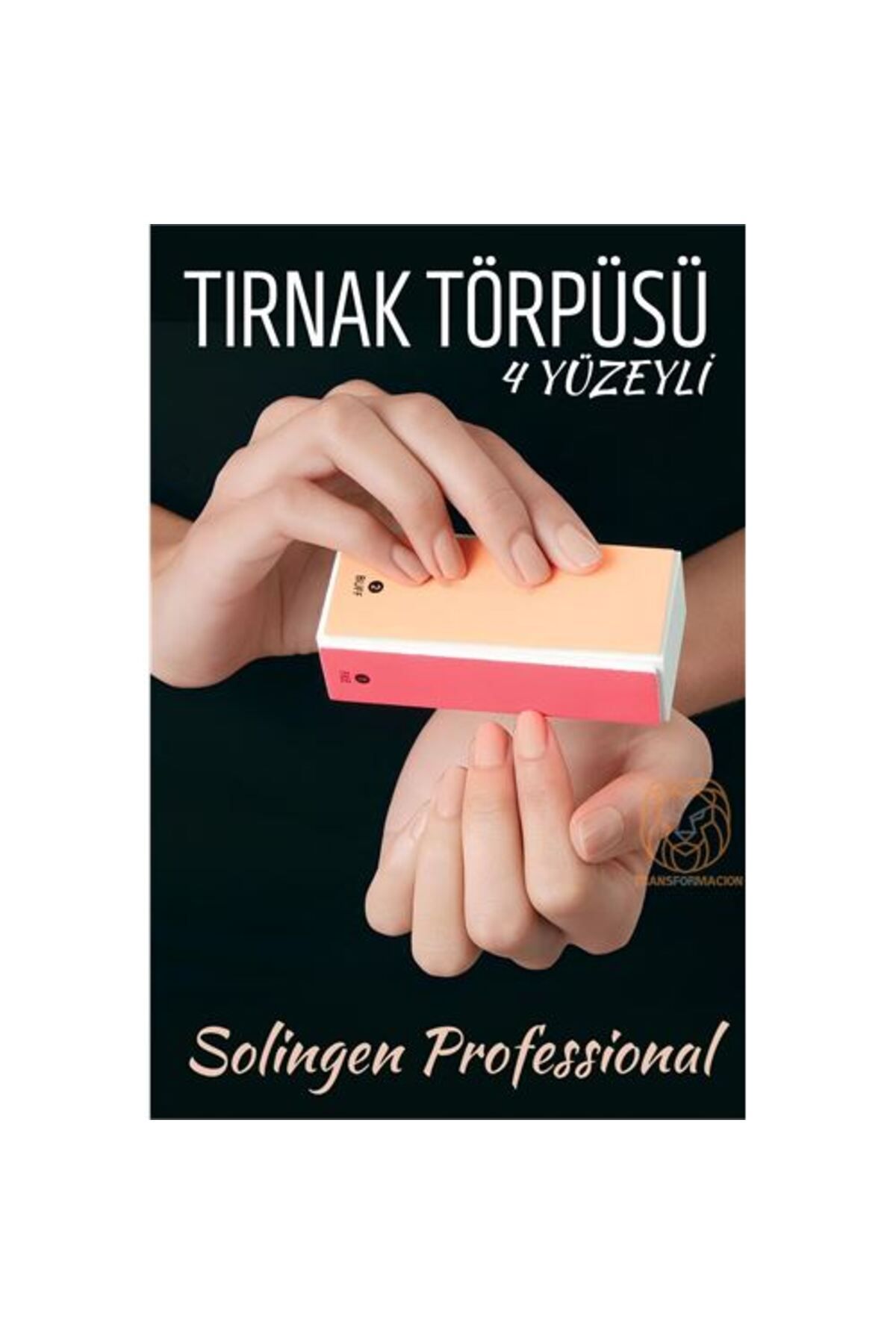 Skygo 4 Yüzeyli Tırnak Törpüsü ve Parlatma Blok Sünger Solingen Professional