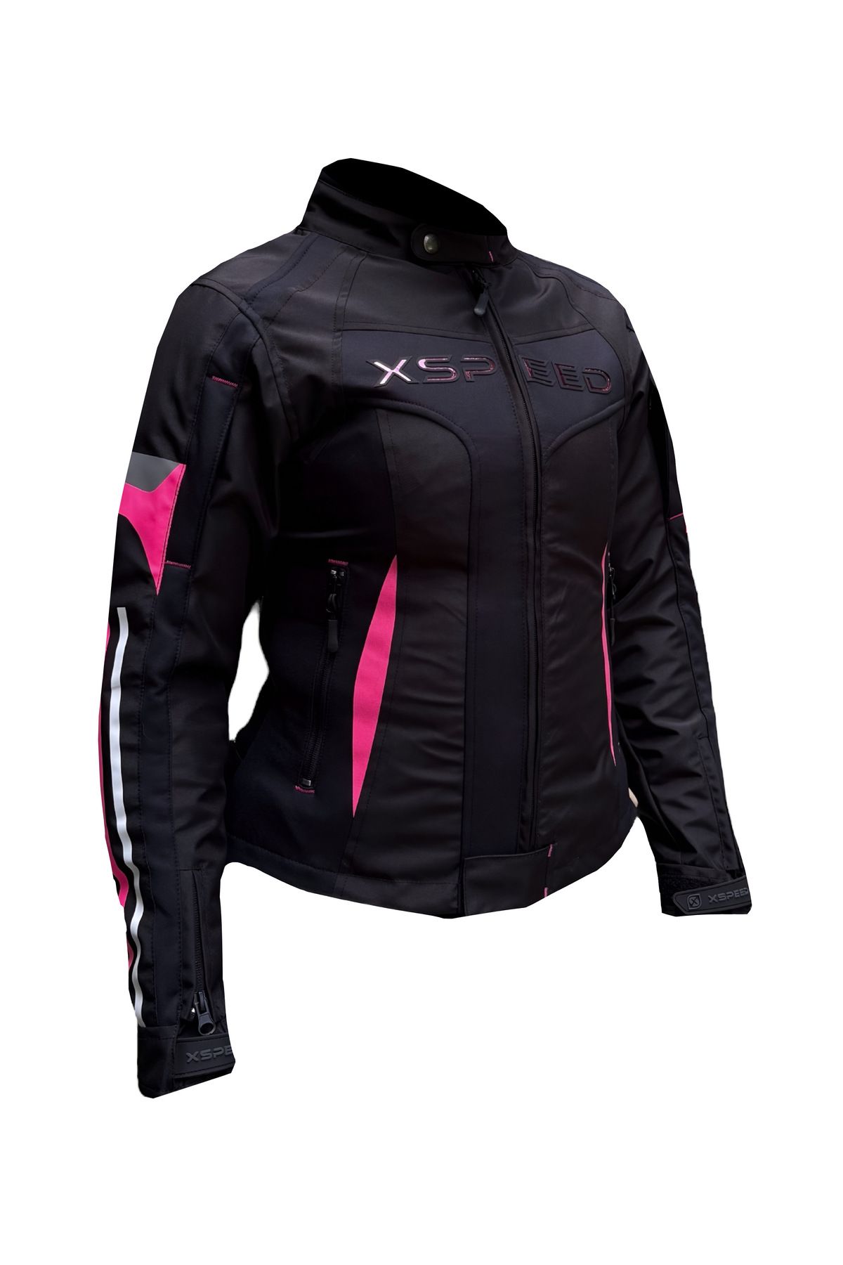 Xspeed Hera 4 Mevsimlik Korumalı Kadın Motosiklet Montu Yeni Sezon Pembe