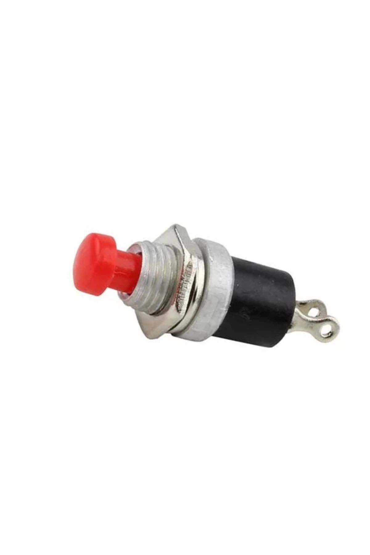 TIEE Mini Diafon Push Buton - Uyumlu  Normali Açık (NO) Diyafon - KIRMIZI