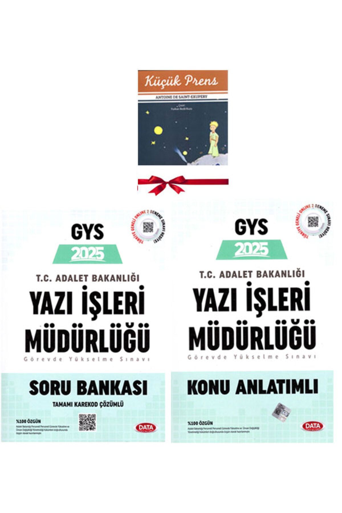 Data Yayınları 2025 GYS Adalet Bakanlığı YAZI İŞLERİ MÜDÜRLÜĞÜ Görevde Yükselme Sınavına Hazırlık Seti