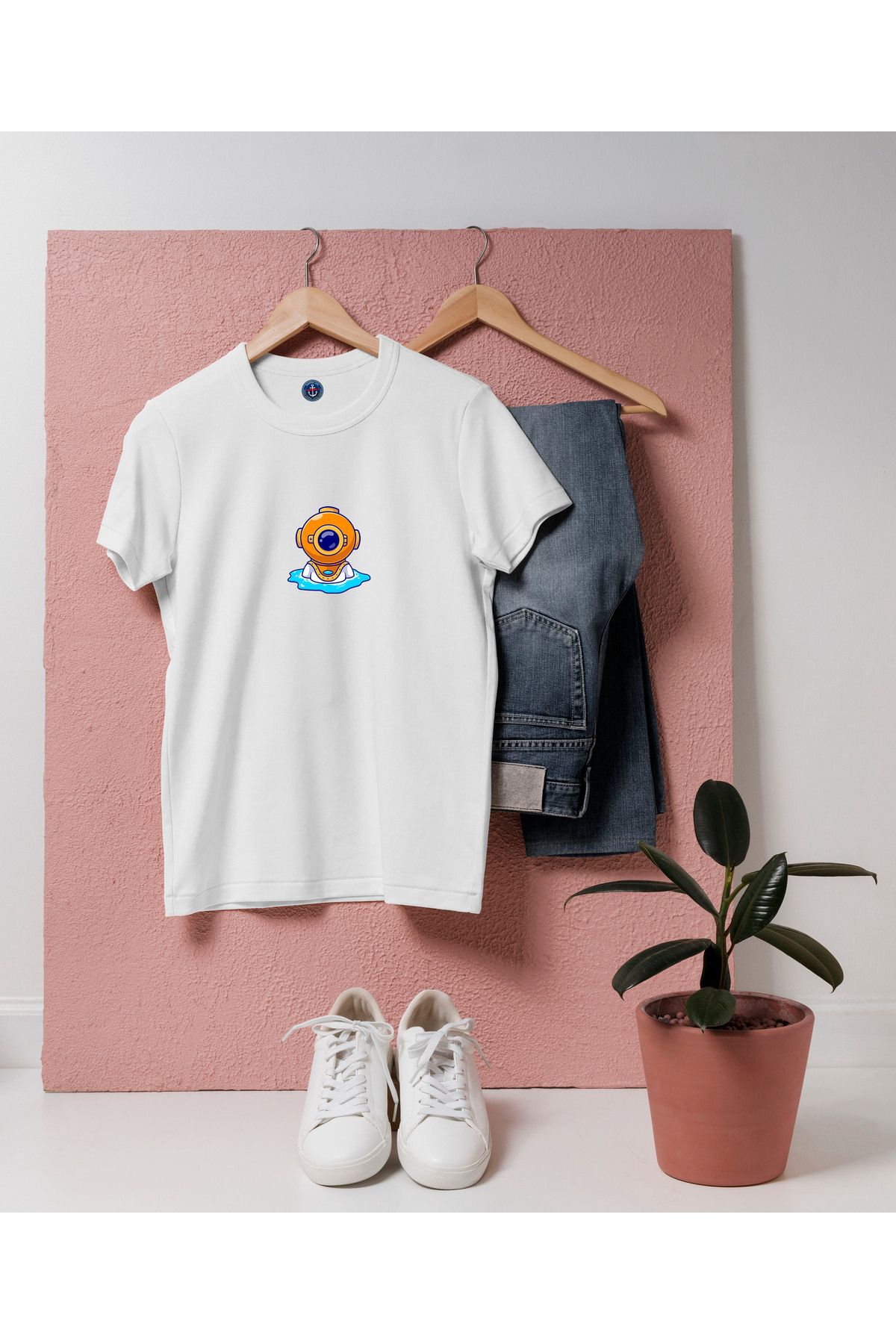 bahriyeli.jpeg Oversize Mini Birinci Sınıf Dalgıç tasarım unisex T-shirt