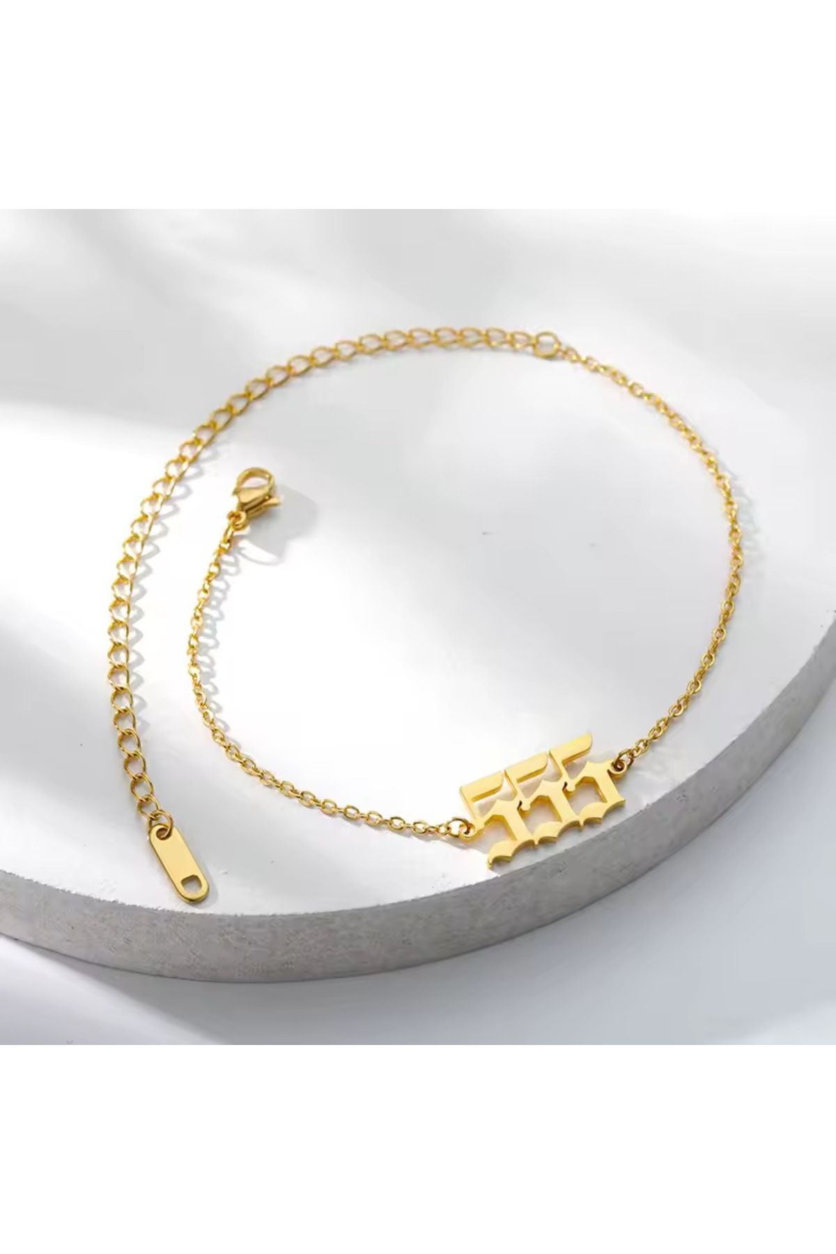N!da Jewelry 555 Melek Sayısı Gümüş Bileklik – Değişim ve Dönüşümün Simgesi