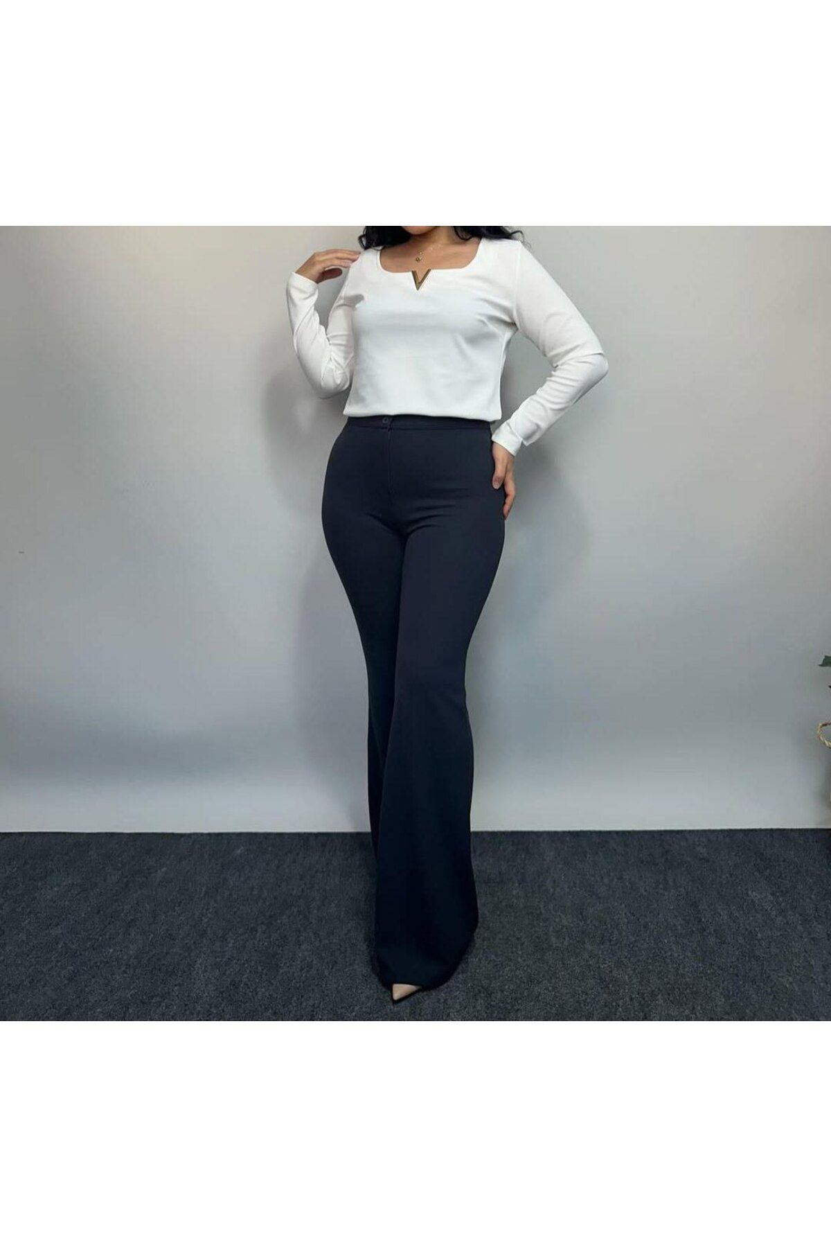 MODA BÜYÜK BEDEN İSPANYOL PAÇA PANTOLON