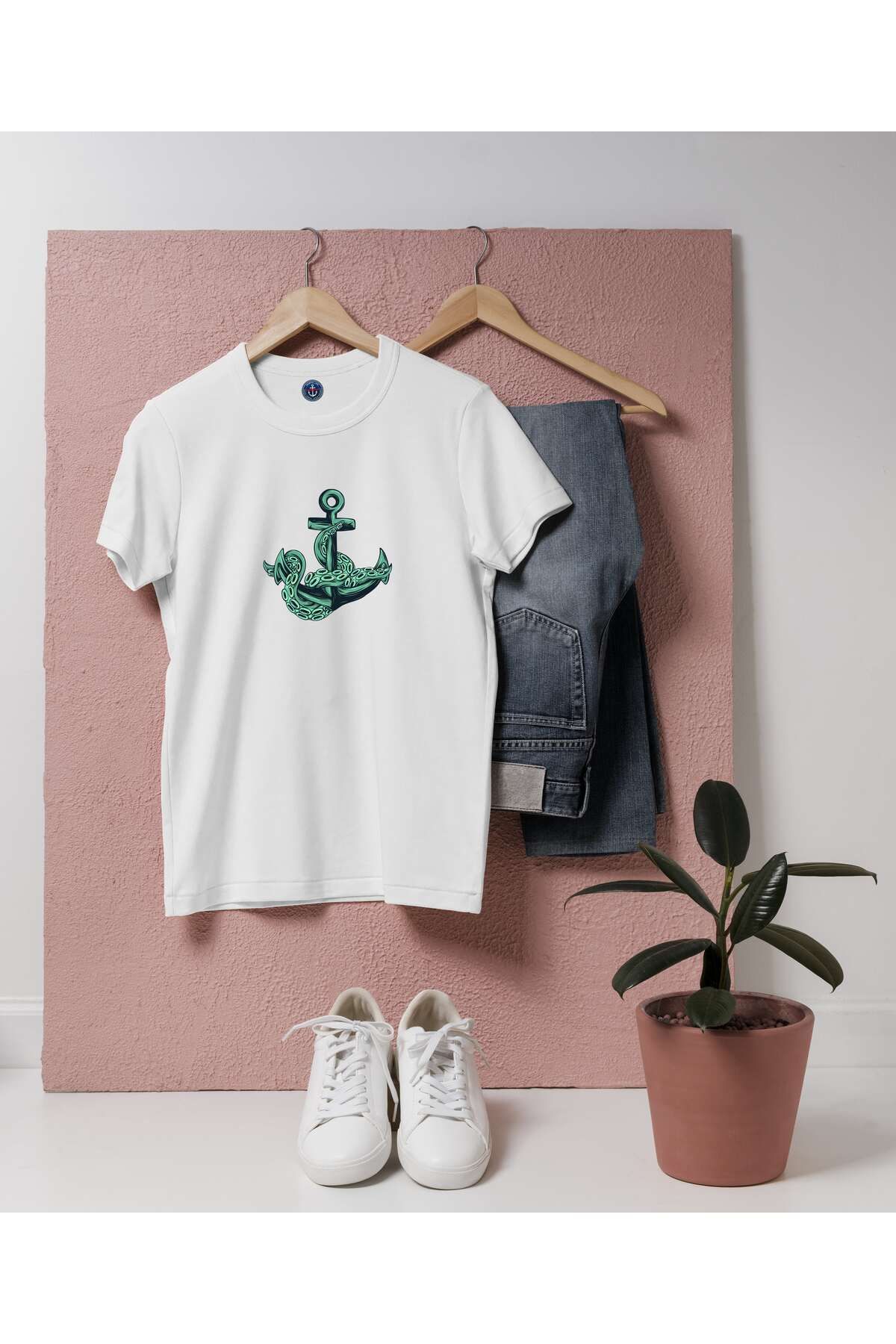 bahriyeli.jpeg Oversize Denizci Çapası / Anchor Tasarım unisex T-shirt