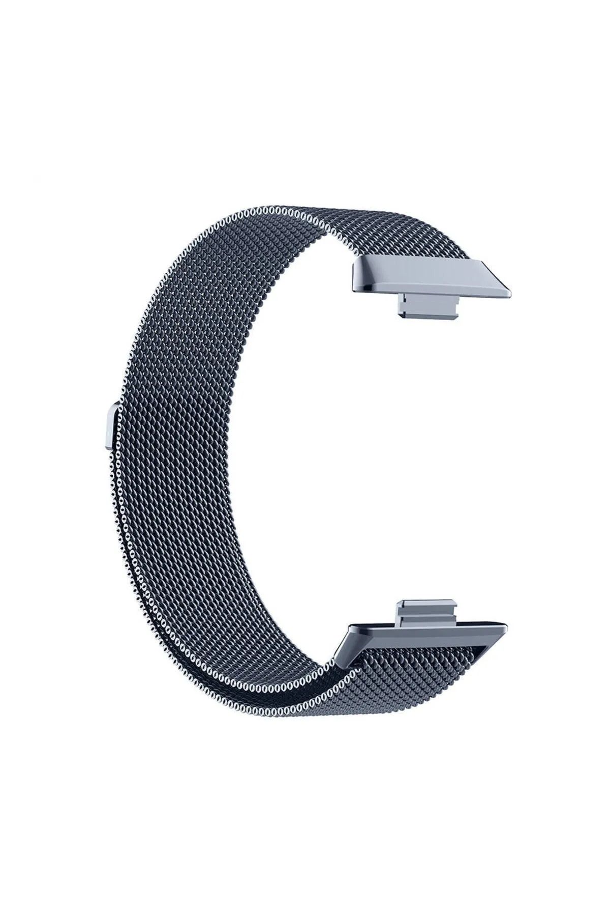 Dmay Huawei Watch Fit 4 Pro Uyumlu Milano Hasır Örgü Metal Kordon