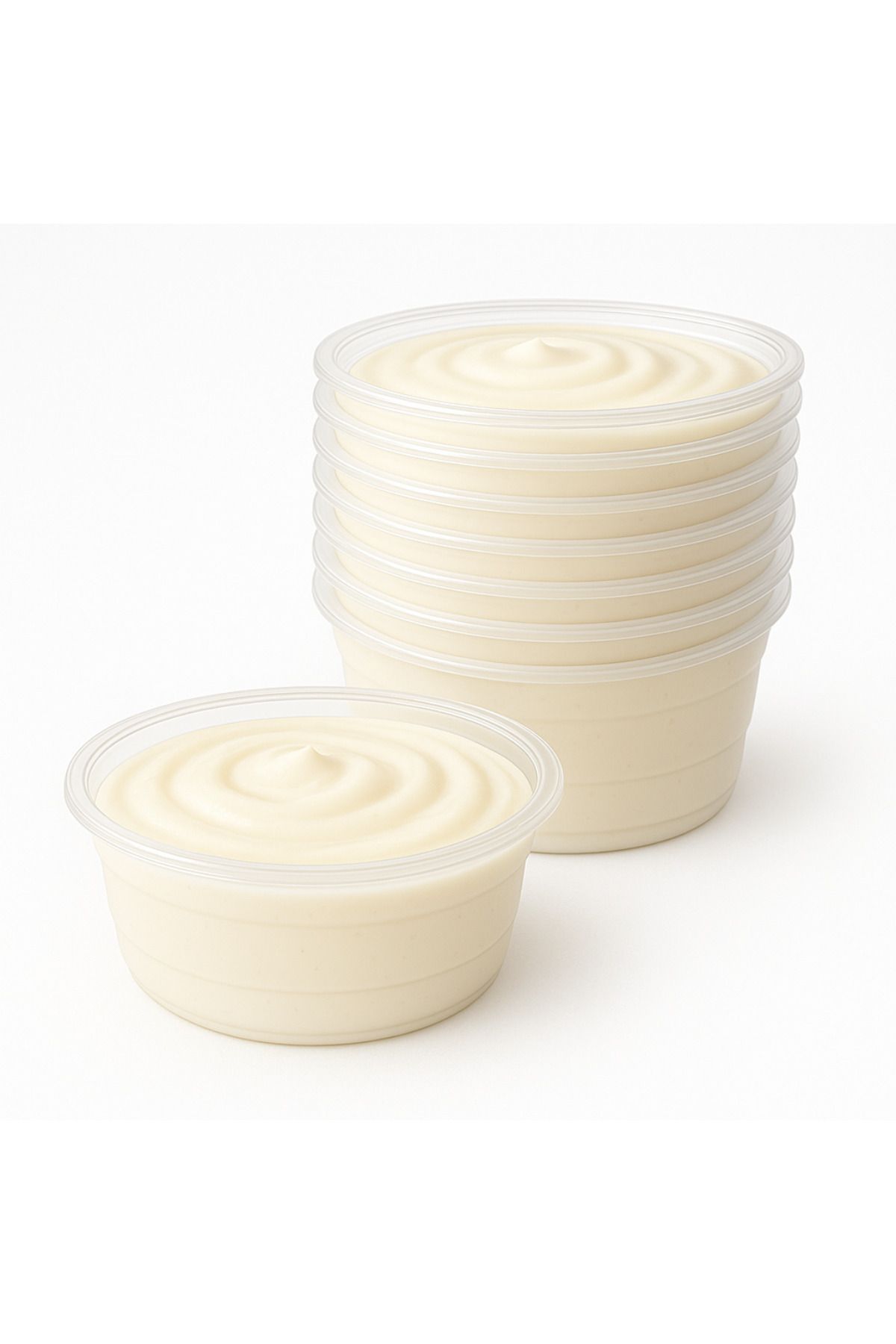 YOK YOK AMBALAJ-Plastic Transparent Sup Bowl Presentation Bowl 100Cc 100 Pieces 2