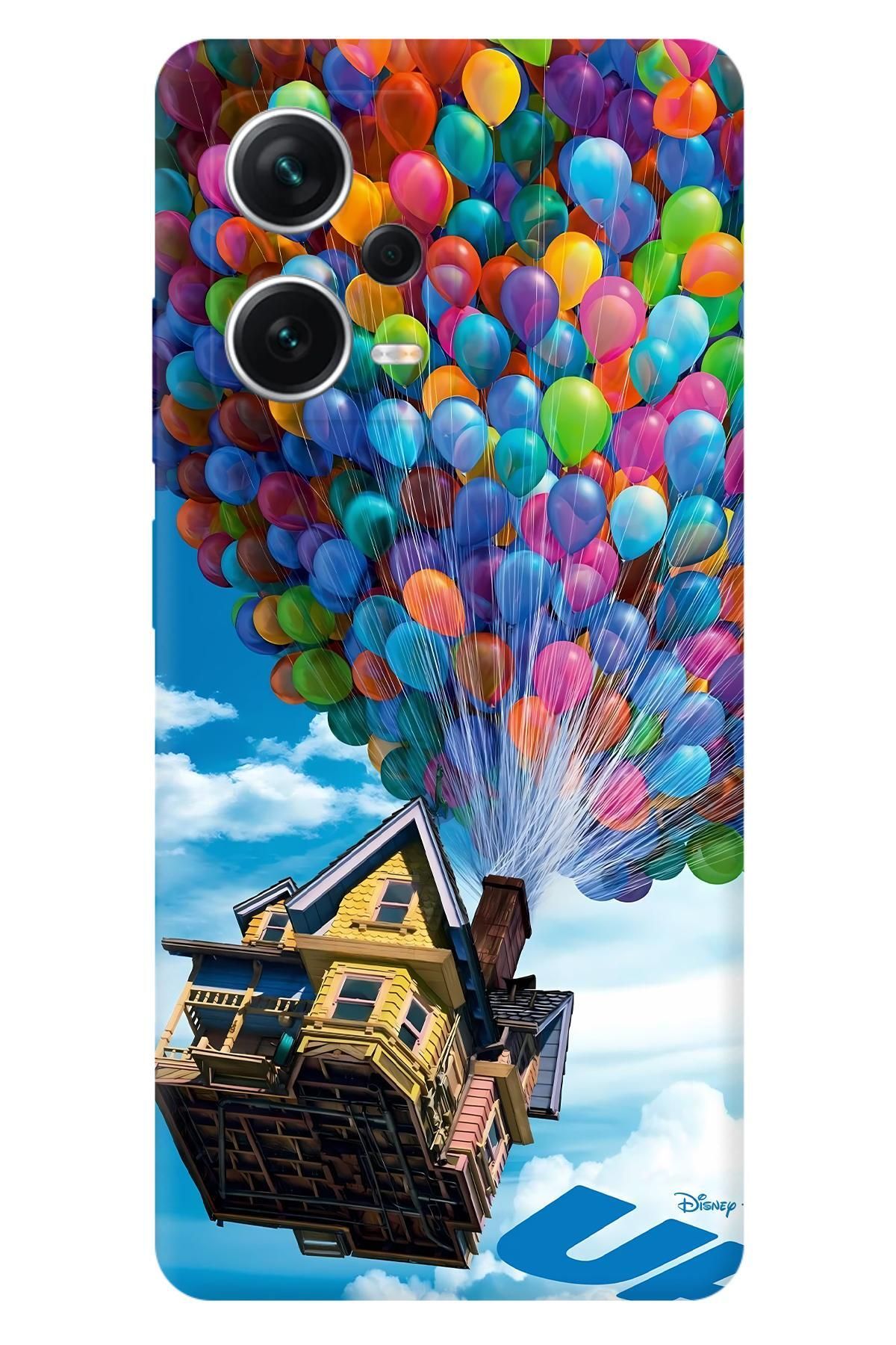 Lopard Xiaomi Redmi Note 12 5G İz Bırakmayan Kılıf Covers 28 Yukarı Bak Afiş Mavi Kırmızı