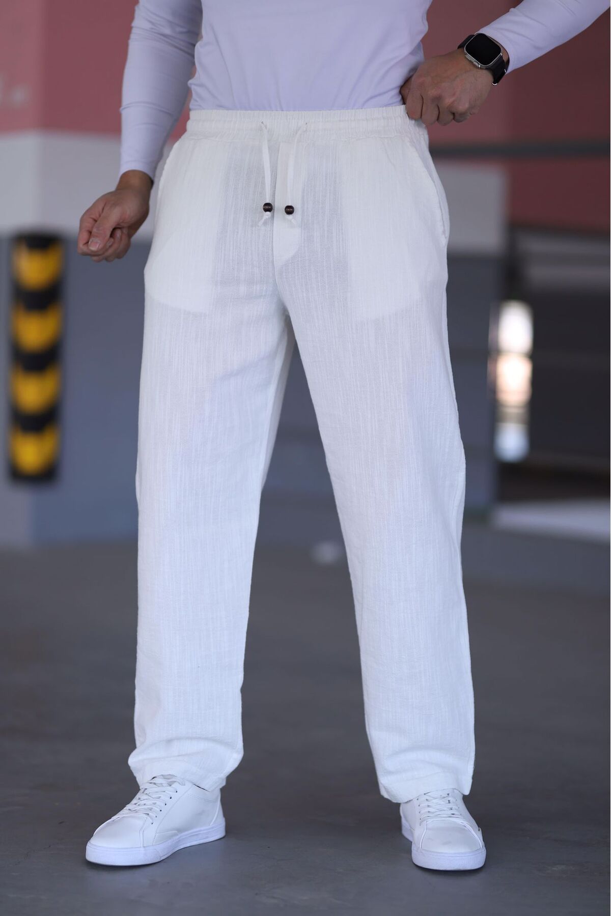 Deep Line YIKAMALI KETEN BAGGY