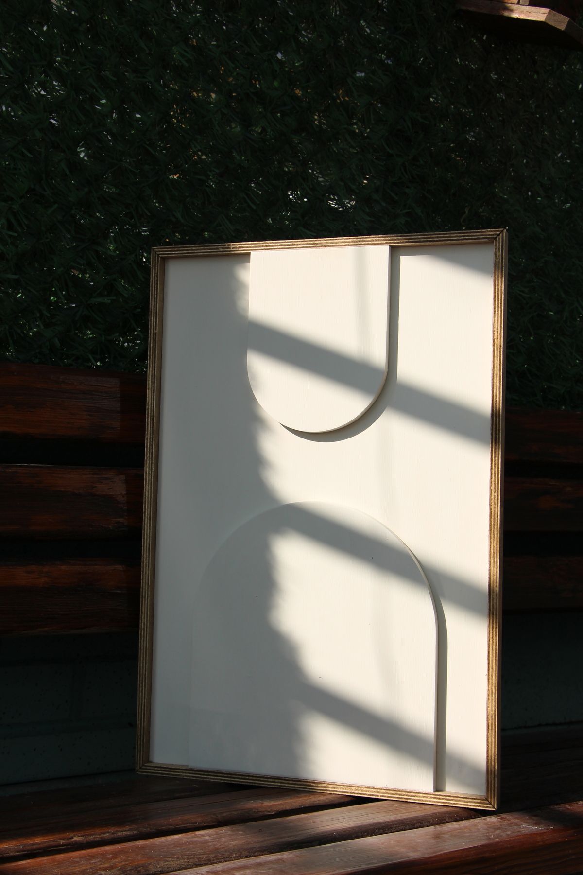CIGILWOOD BOHEM BEIGE AHŞAP BOHEM TABLO