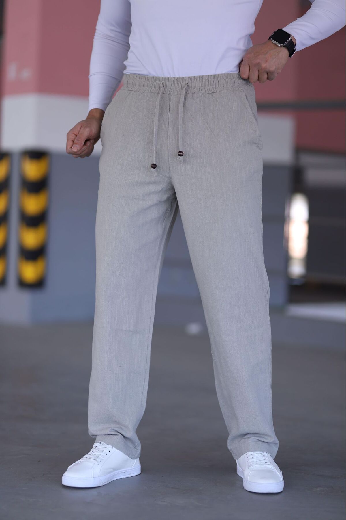 Deep Line YIKAMALI KETEN BAGGY