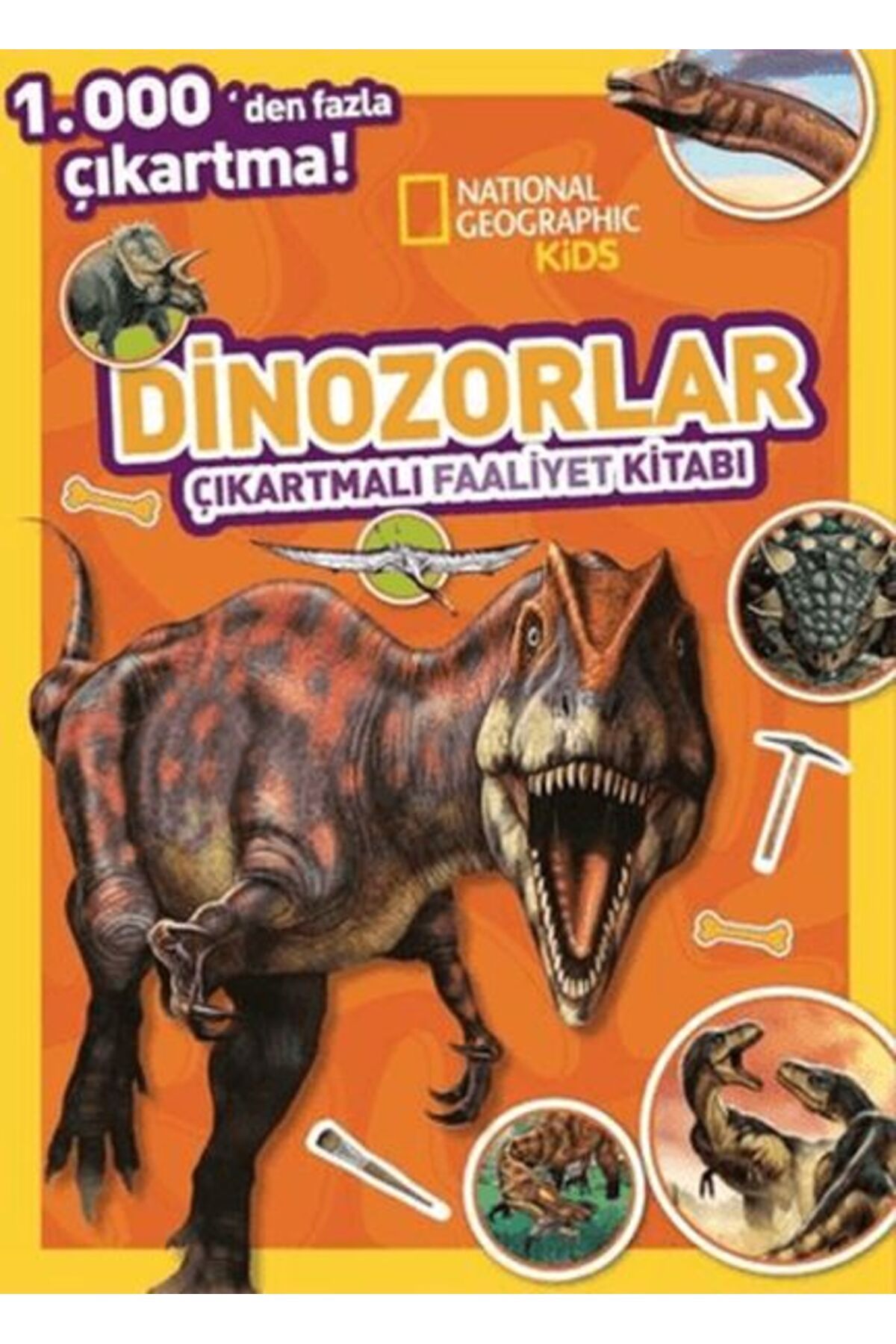 Destek Yayınları Kids Dinozorlar Çıkartmalı Faaliyet Kitabı