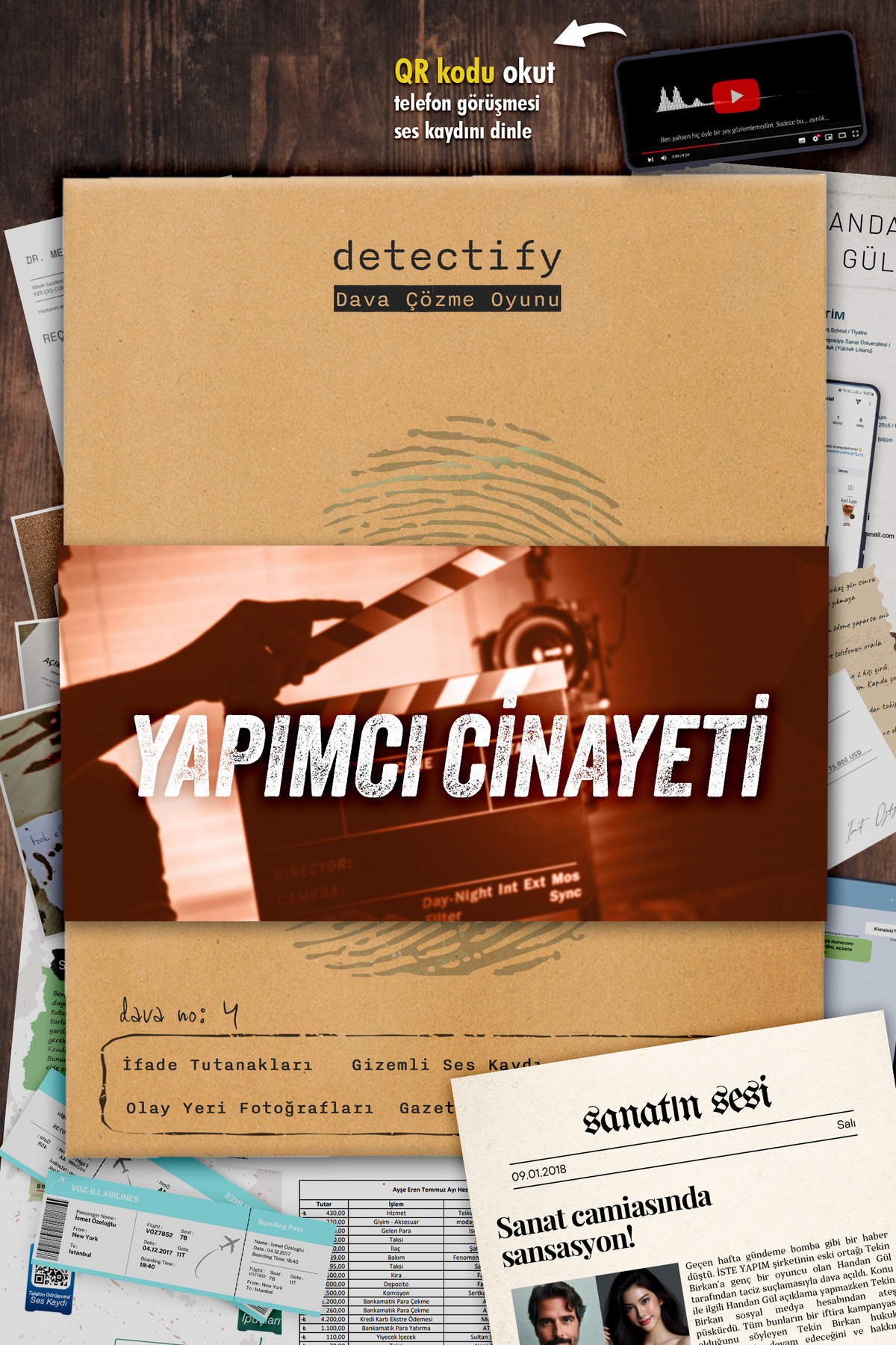 detectify-Maker Murder Detective Game, Case Solving Box Game, Find the Killer Detective Game 1