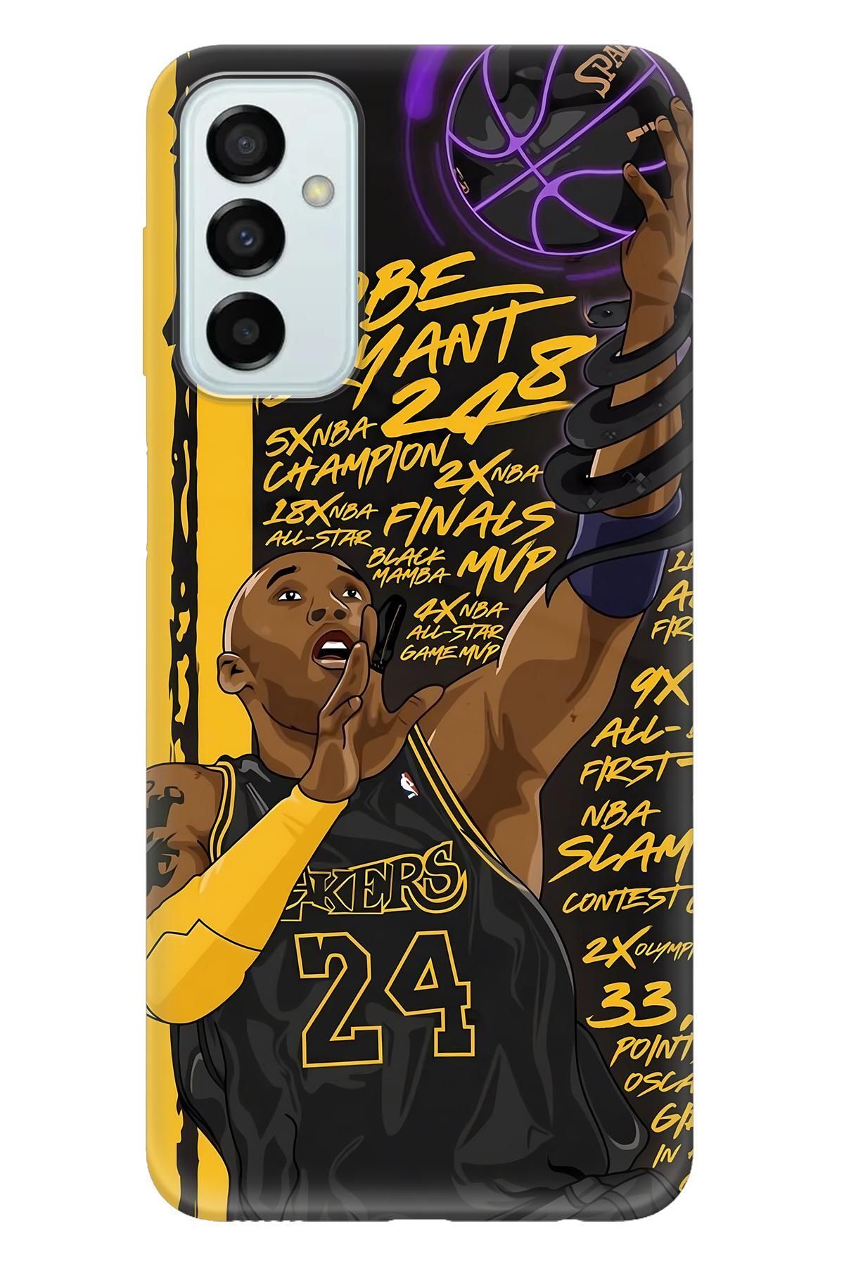 Lopard Samsung Galaxy M52 Baskılı Kılıf Covers 8 Kobe Bryant Fan Art Mor