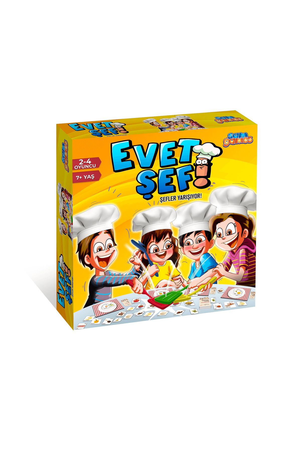 Samatlı Oyuncak EĞLENCELİ KUTU OYUNU EVET ŞEF 7+