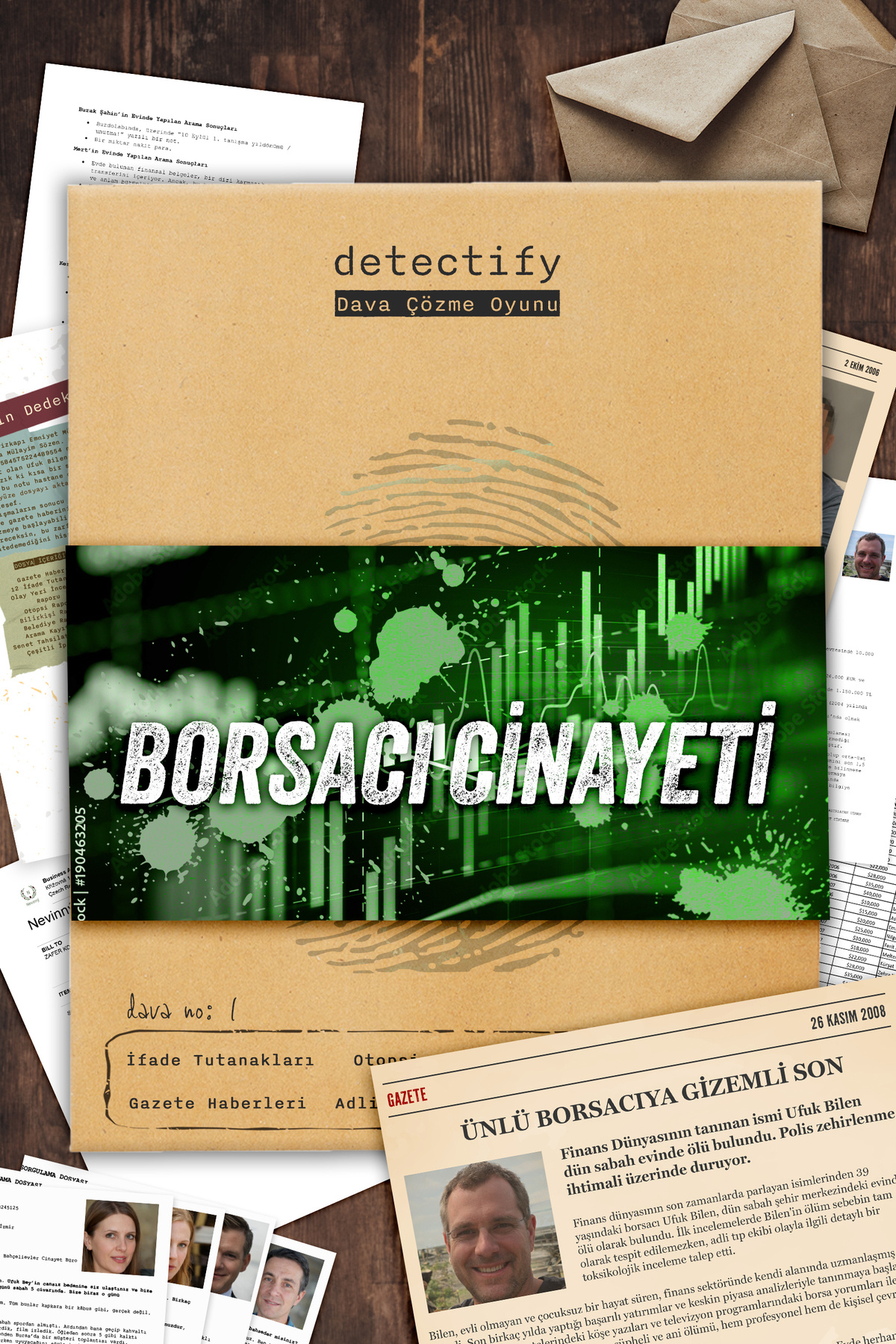 detectify-Detective Game, Broker Murder, Case Solving Box Games - Murder Solving Detective Game 1