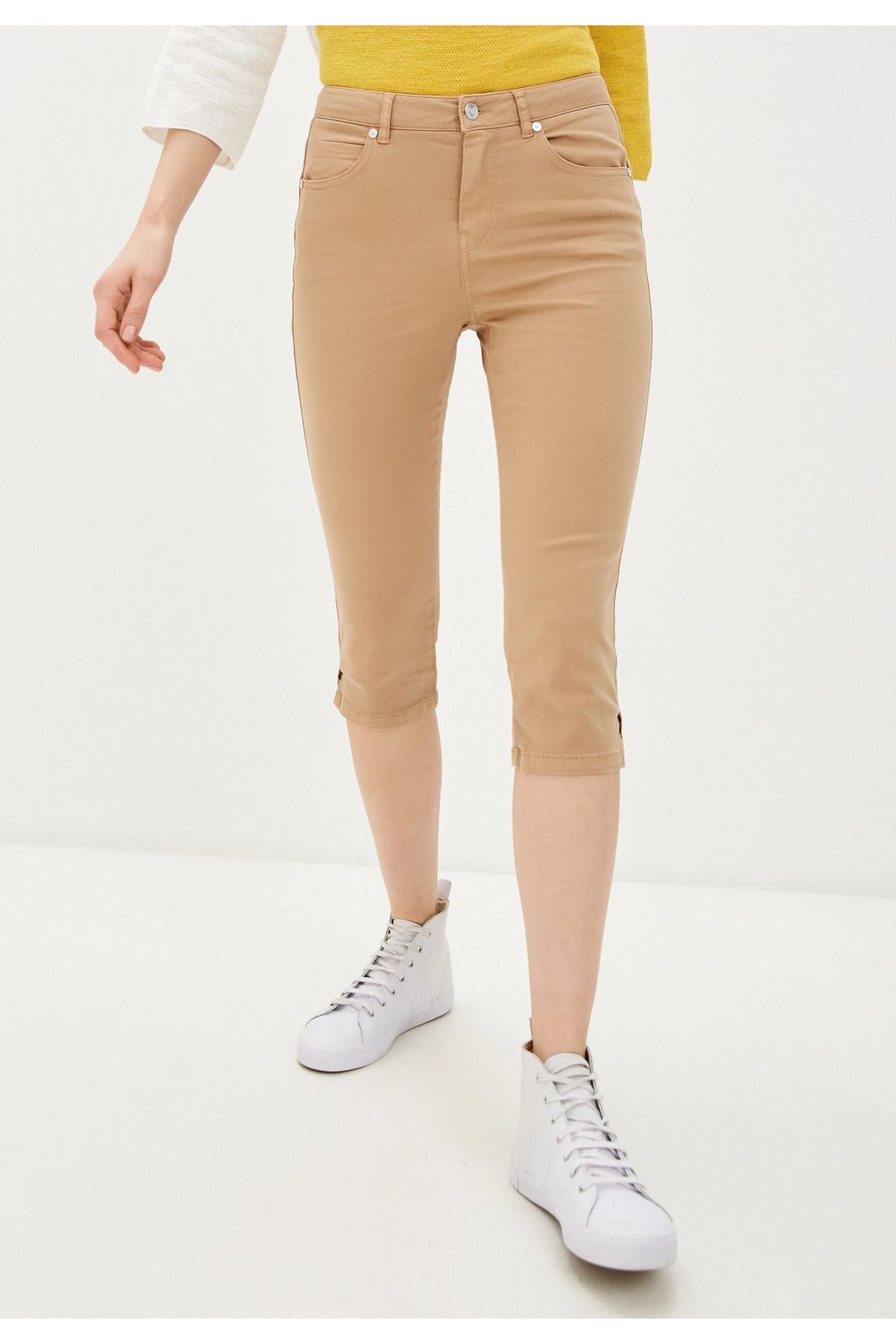 Fibula Silimfit toparlayıcı havuç paça pamuk jeans kapri