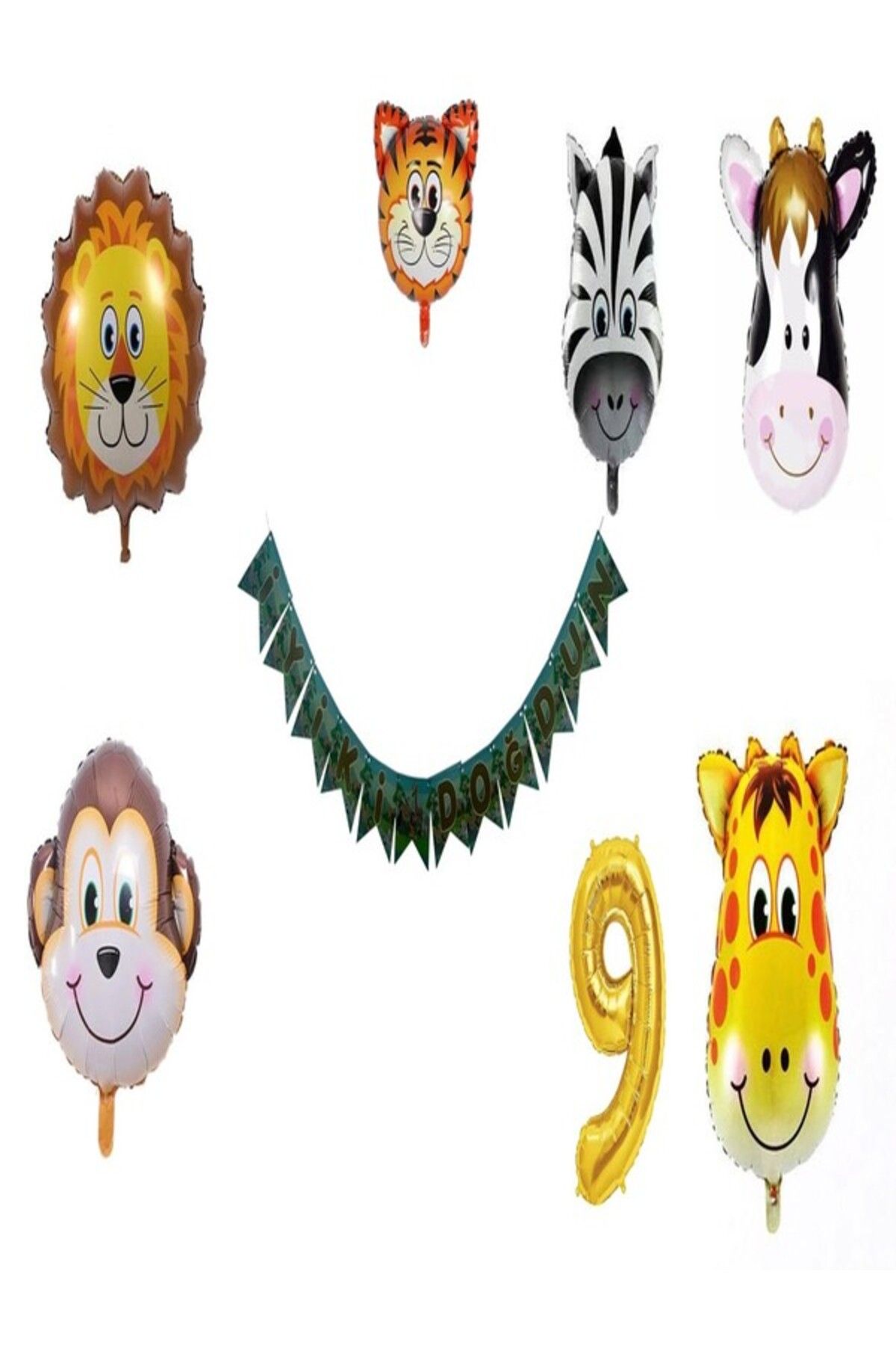 klbk SAFARİ DOĞUM GÜNÜ BALON KONSEPTİ