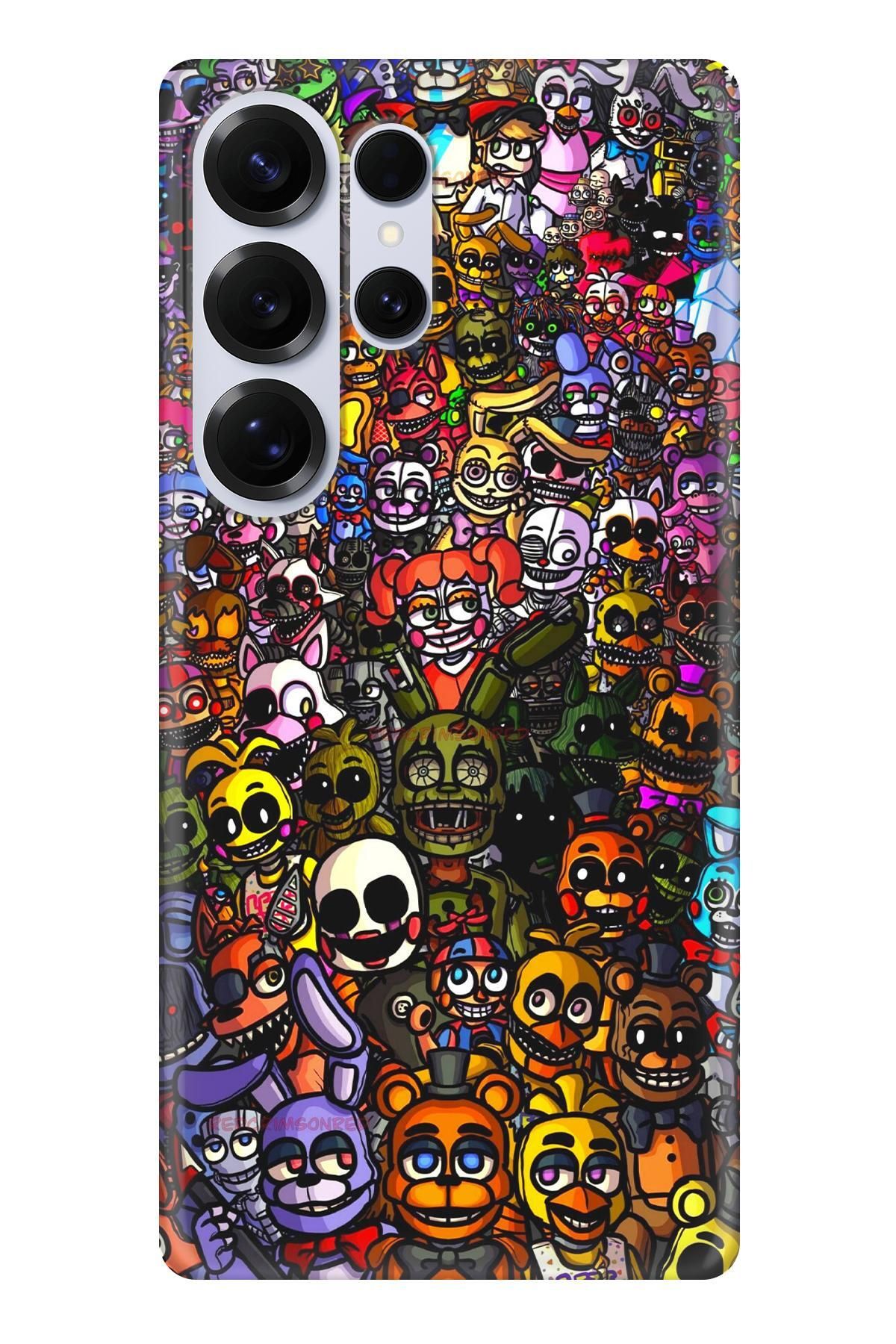 Lopard Samsung Galaxy S25 Ultra Renkli Kılıf Covers 20 FNaF Wallpaper Colorful