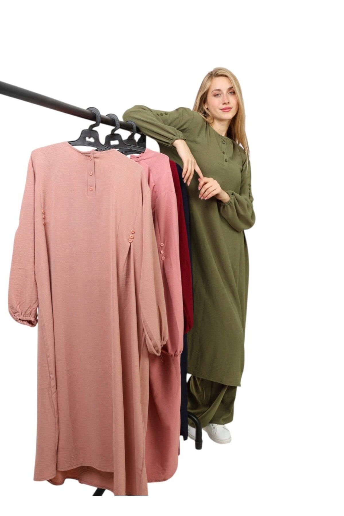 only me Günlük Cusaul Takımı _ Daily Cusaul Women's Suit .